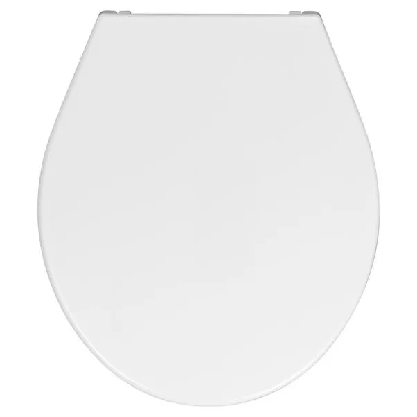 COPRIWATER UNIVERSALE OVALE REGENT IN TERMOINDURENTE BIANCO CON CERNIERE IN ACCIAIO