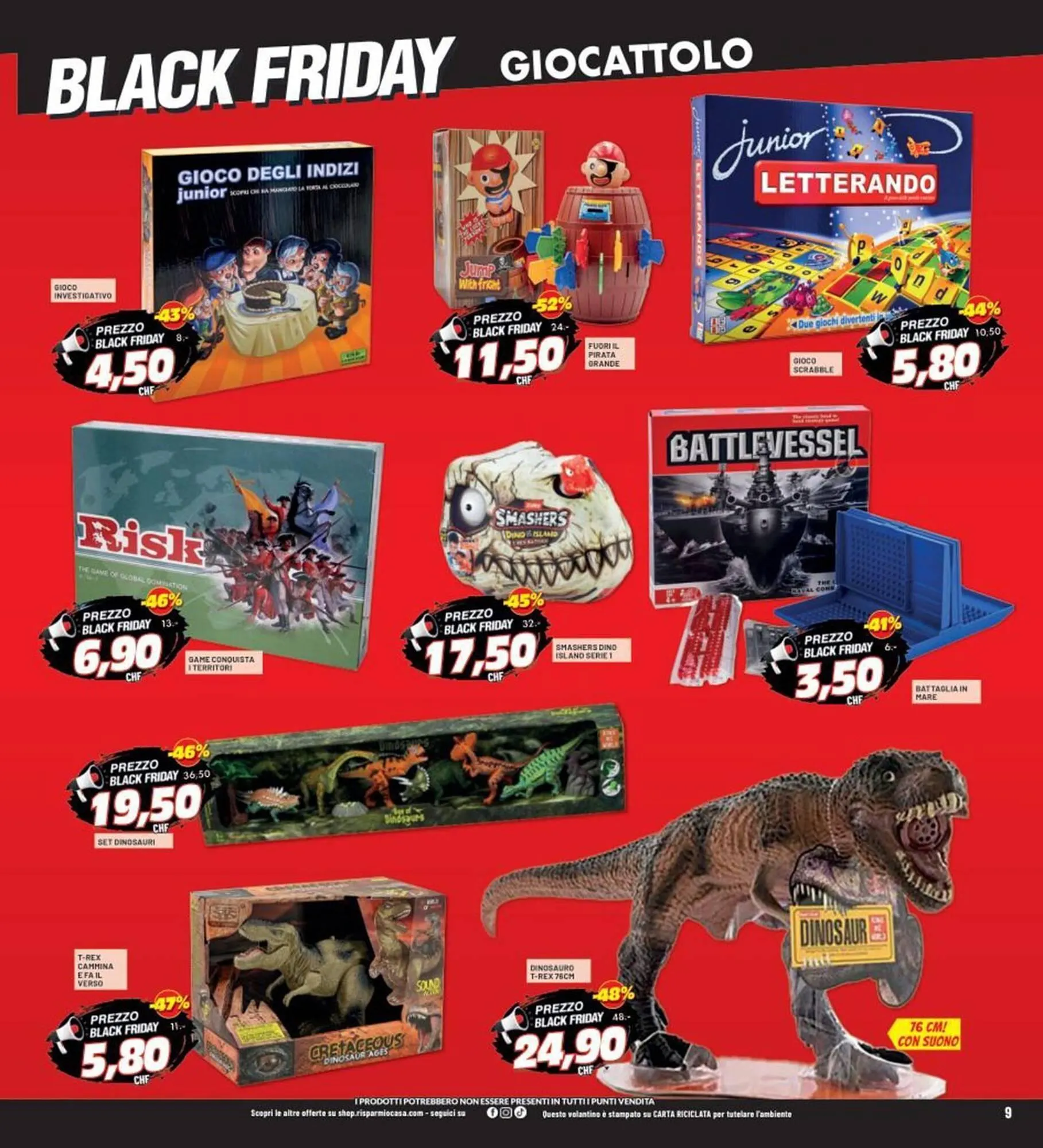 Volantino Risparmio Casa da 20 novembre a 27 novembre di 2025 - Pagina del volantino 9