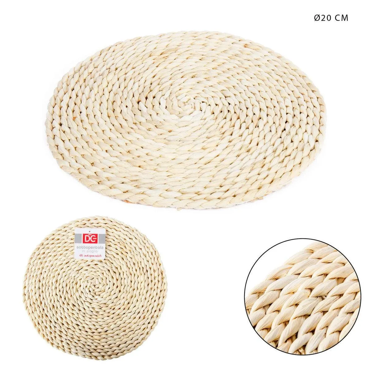 Dc - Corn Straw Trivet D.20Cm