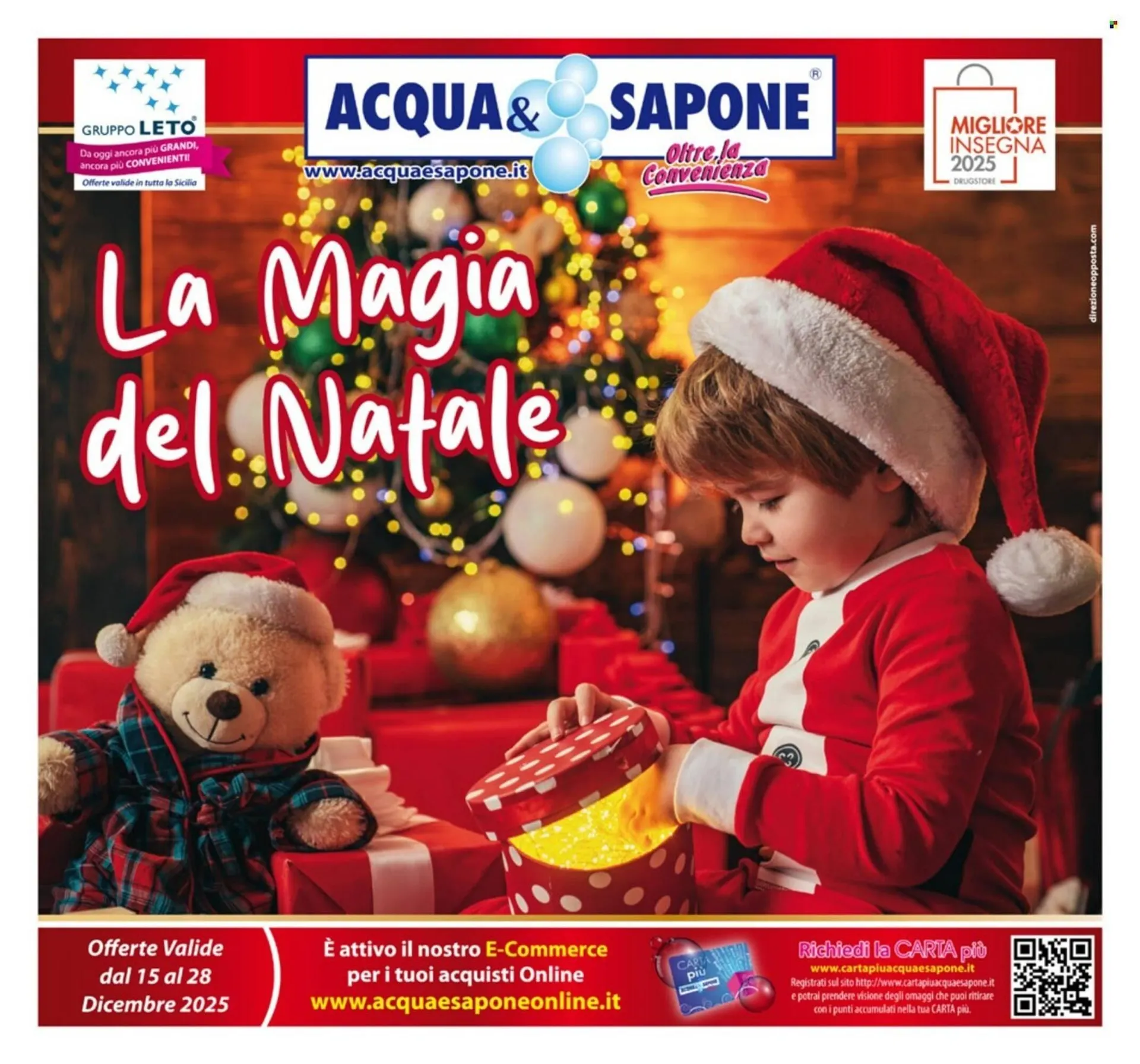 Volantino Acqua & Sapone da 15 dicembre a 28 dicembre di 2025 - Pagina del volantino 1