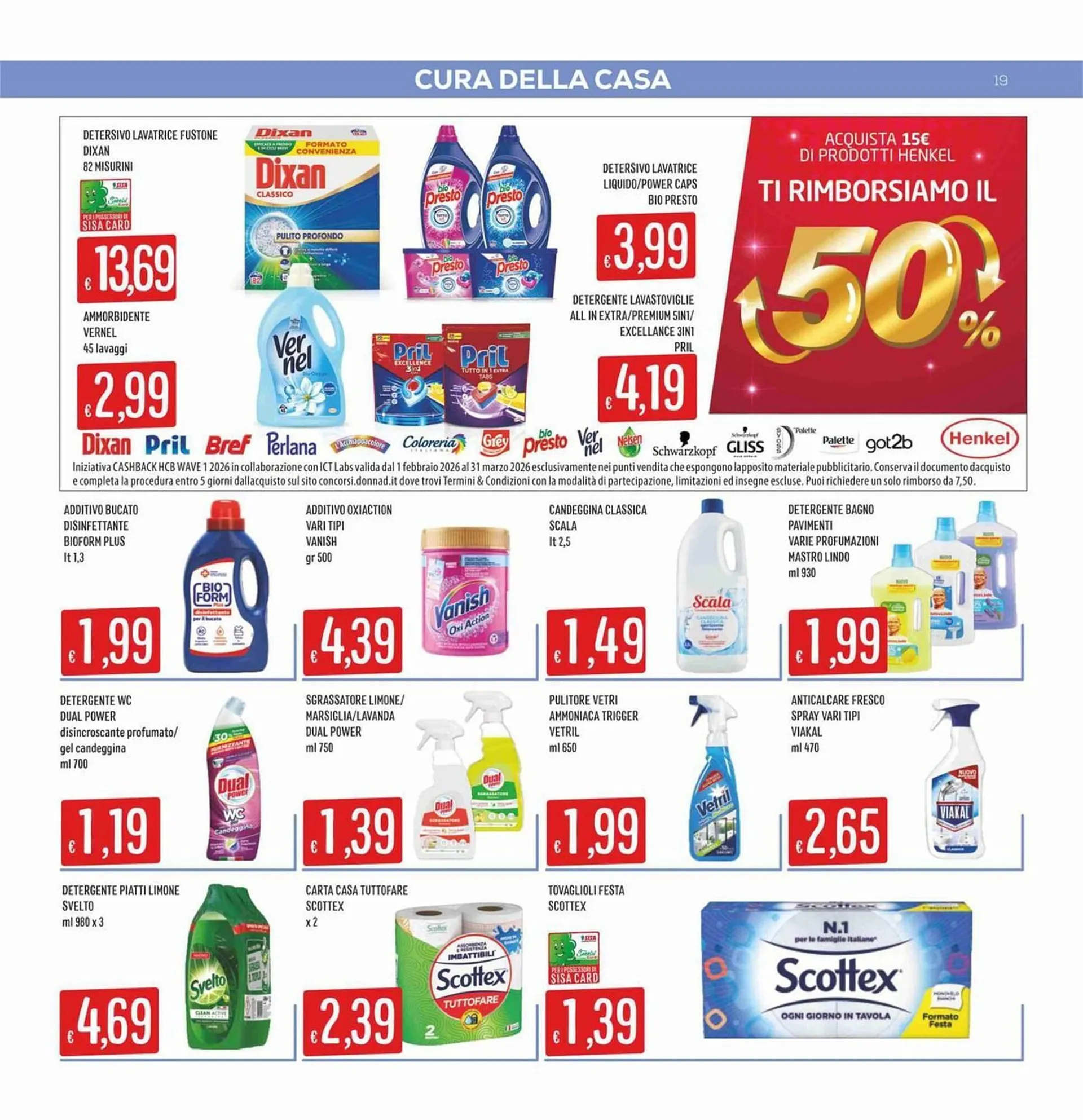 Volantino Sisa da 19 marzo a 29 marzo di 2026 - Pagina del volantino 19