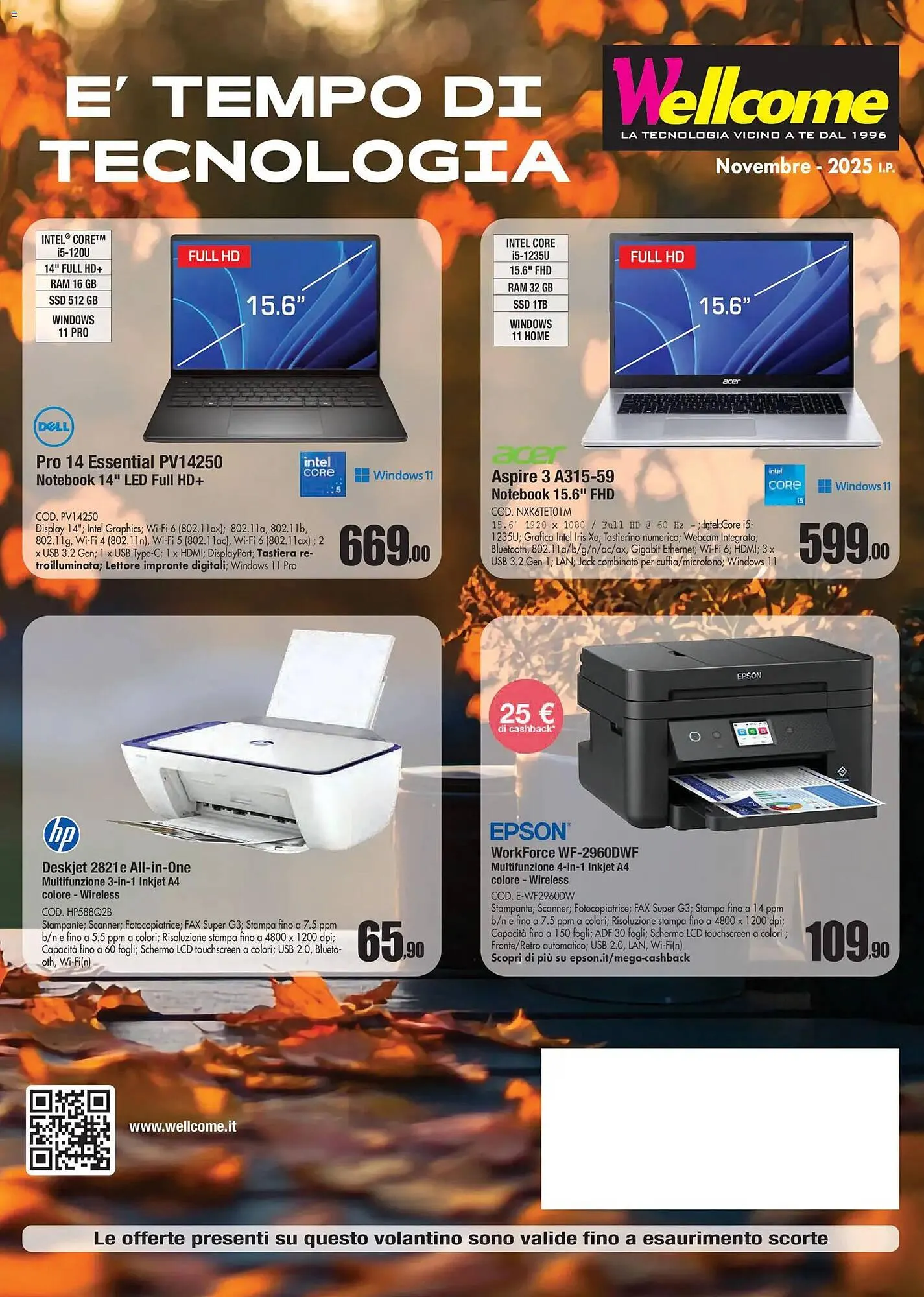Volantino Wellcome da 6 novembre a 30 novembre di 2025 - Pagina del volantino 1
