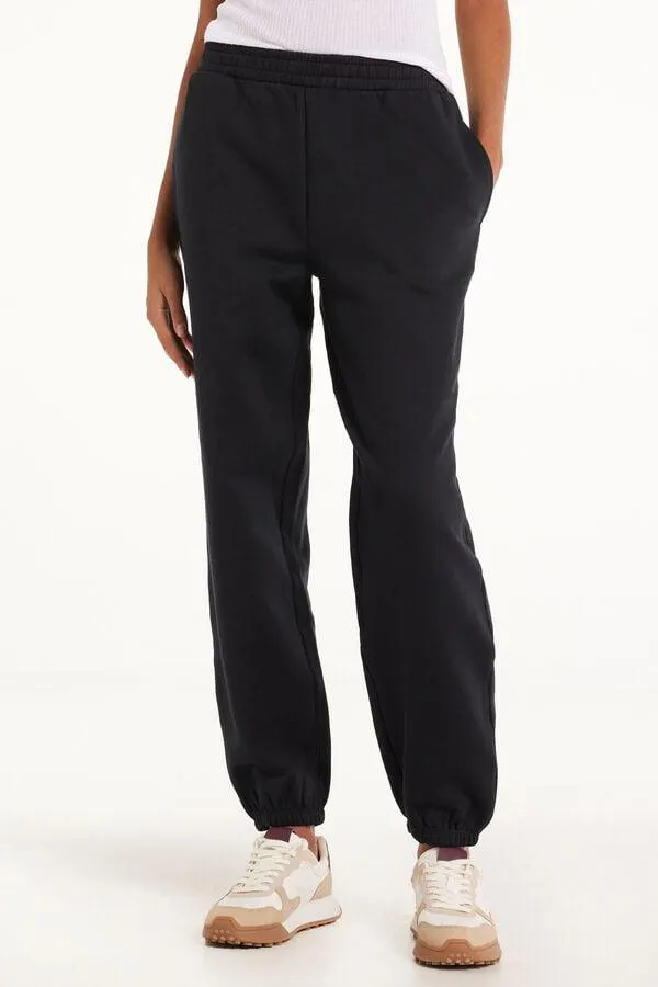 Pantalón de Chándal de Felpa Gruesa con Bolsillos