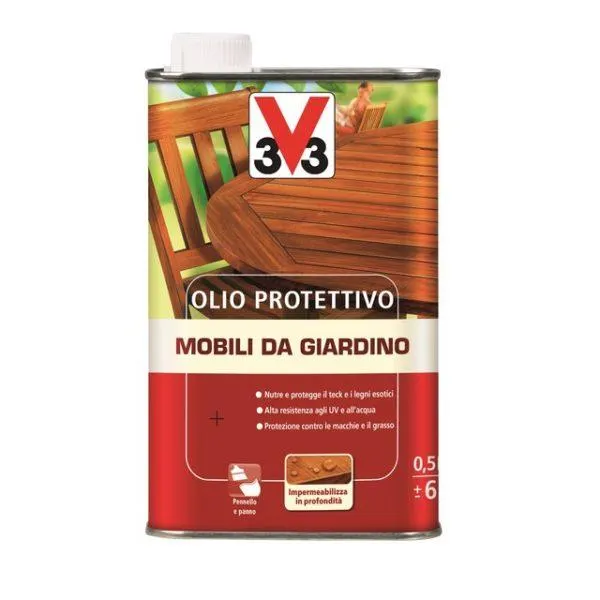 LT.1 OLIO PROTETTIVO PER MOBILI DA GIARDINO INCOLORE