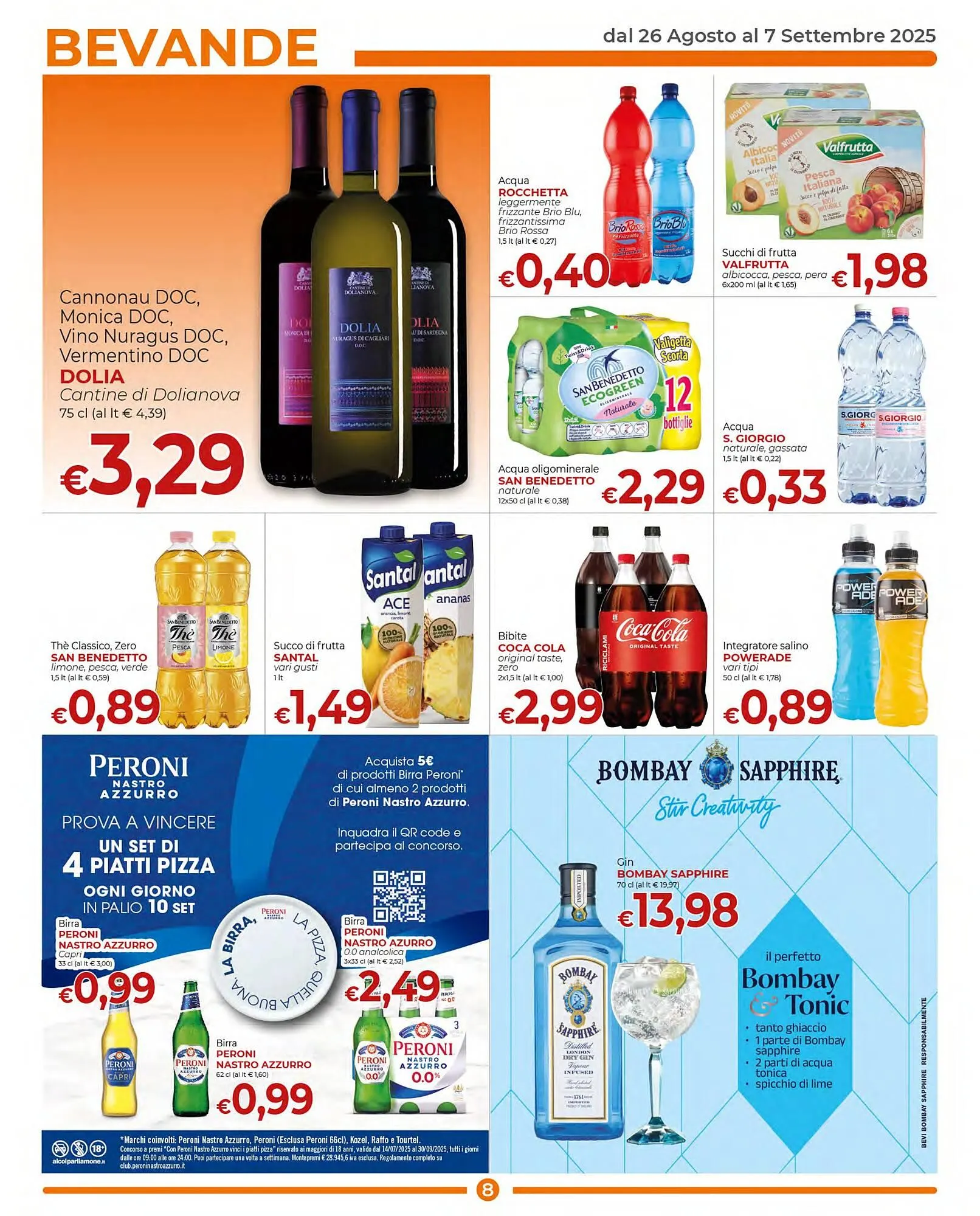 Volantino Supermercati Nonna Isa da 26 agosto a 7 settembre di 2025 - Pagina del volantino 8