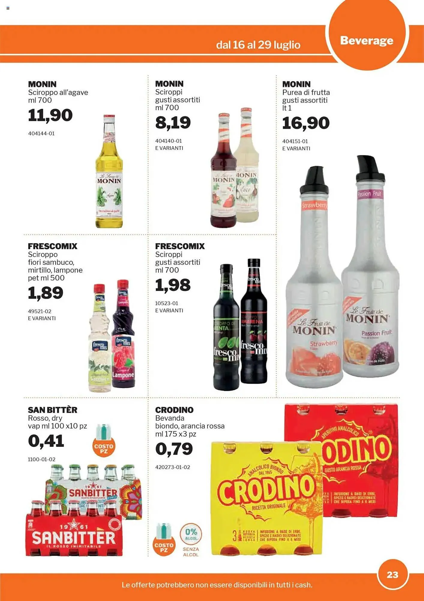 Volantino GrosMarket da 16 luglio a 29 luglio di 2025 - Pagina del volantino 23