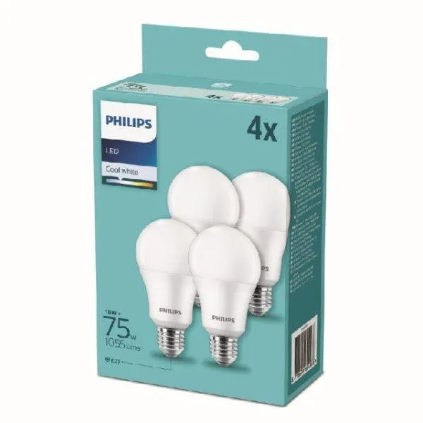 LAMPADINE PHILIPS 4LED 75W E27