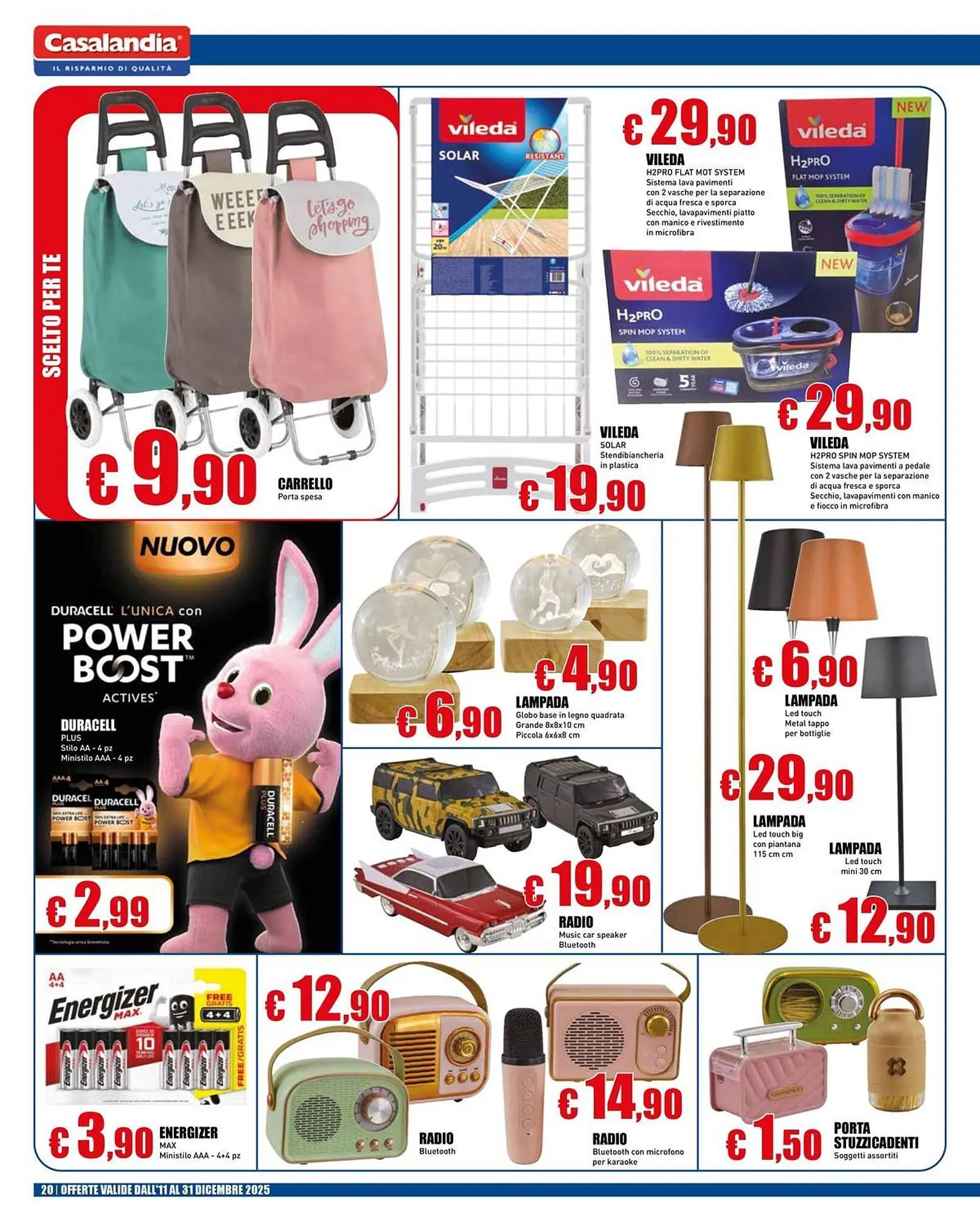 Volantino Casalandia da 11 dicembre a 31 dicembre di 2025 - Pagina del volantino 20