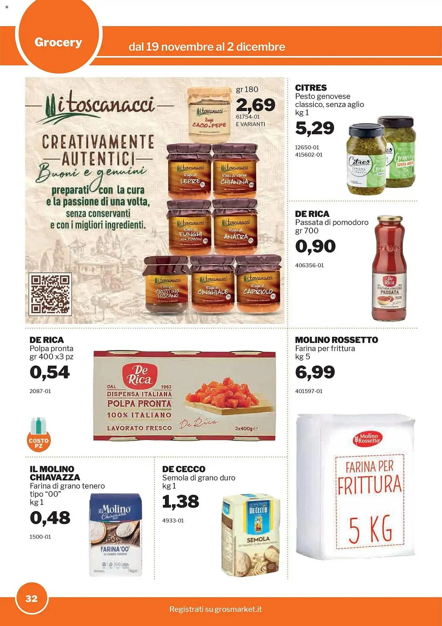Volantino GrosMarket da 19 novembre a 2 dicembre di 2025 - Pagina del volantino 32