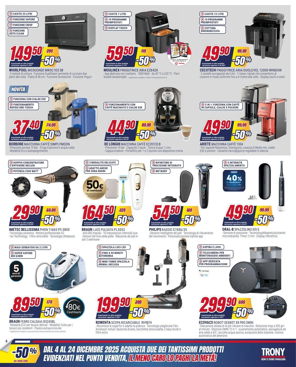 Trony Volantino attuale da 4 dicembre a 24 dicembre di 2025 - Pagina del volantino 6