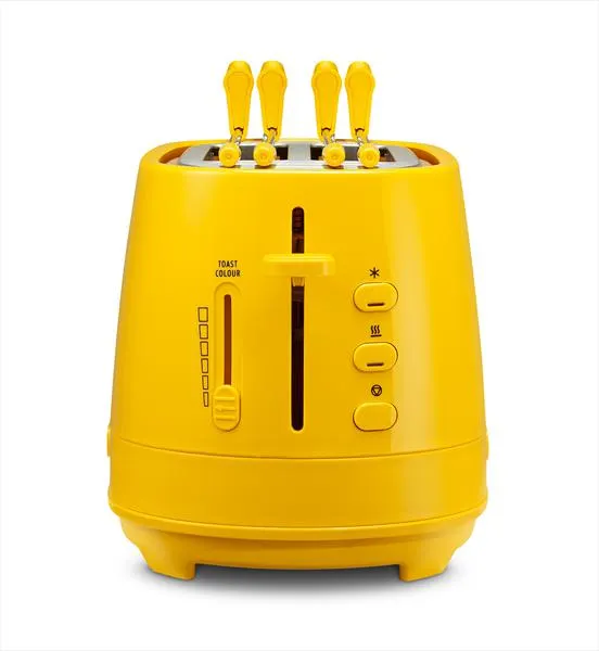 CTLAP2203.Y TOSTAPANE 550W REG.TOSTATURA GIALLO ACC.SCALDA BR
