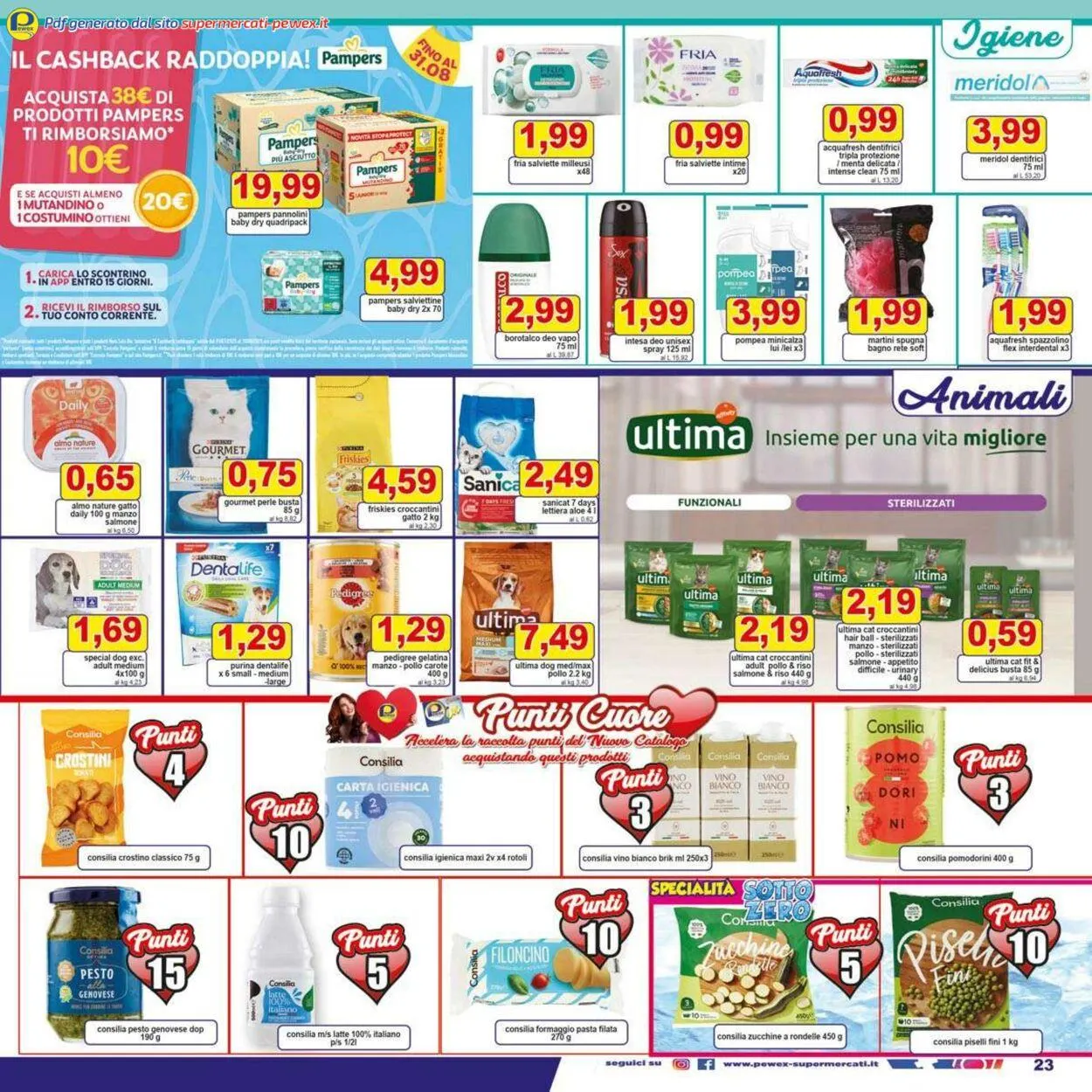 Pewex Volantino attuale da 25 luglio a 5 agosto di 2025 - Pagina del volantino 23