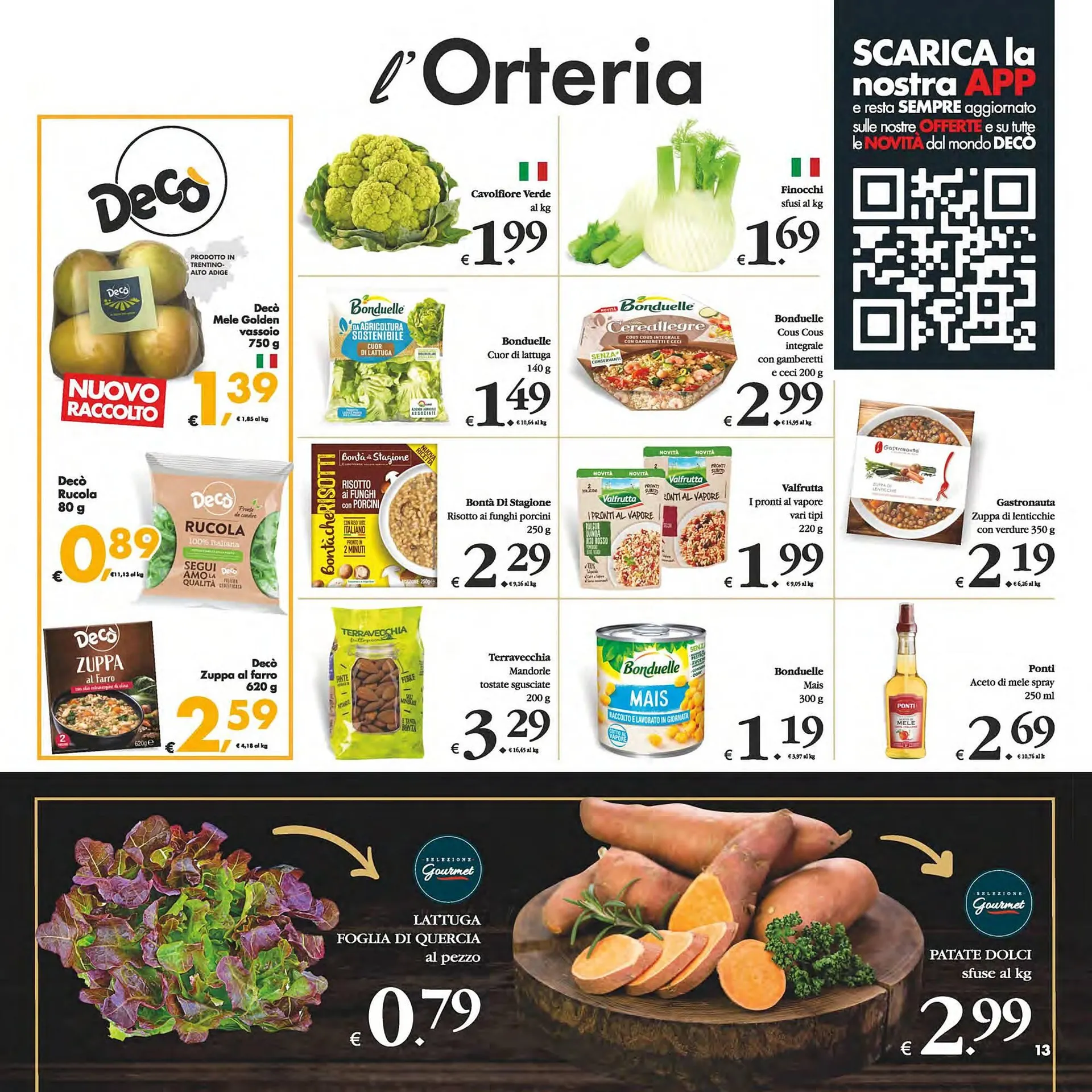Volantino Gourmet Déco da 3 ottobre a 13 ottobre di 2025 - Pagina del volantino 13