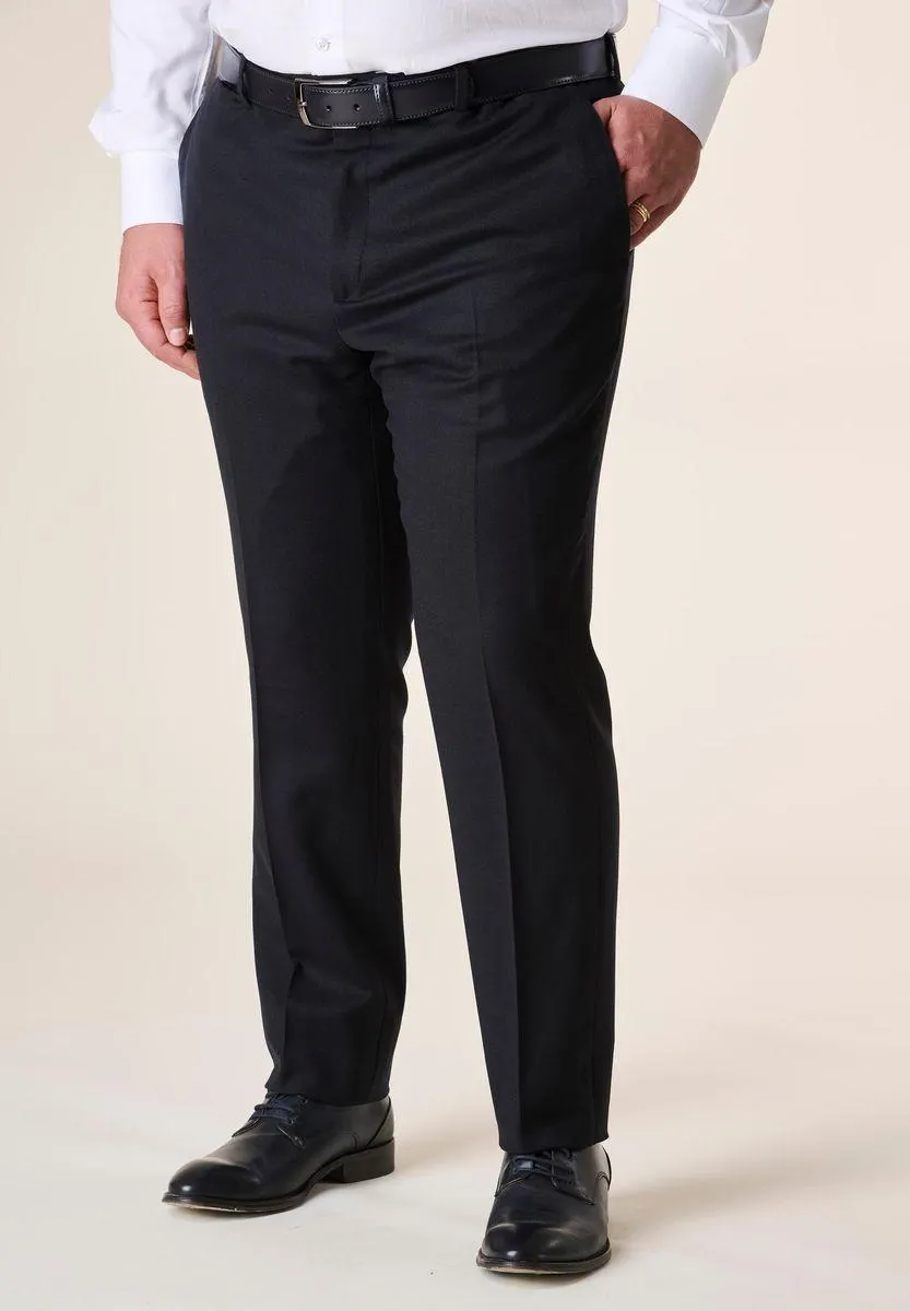 Pantalone blu flanella tessuto Zignone confort