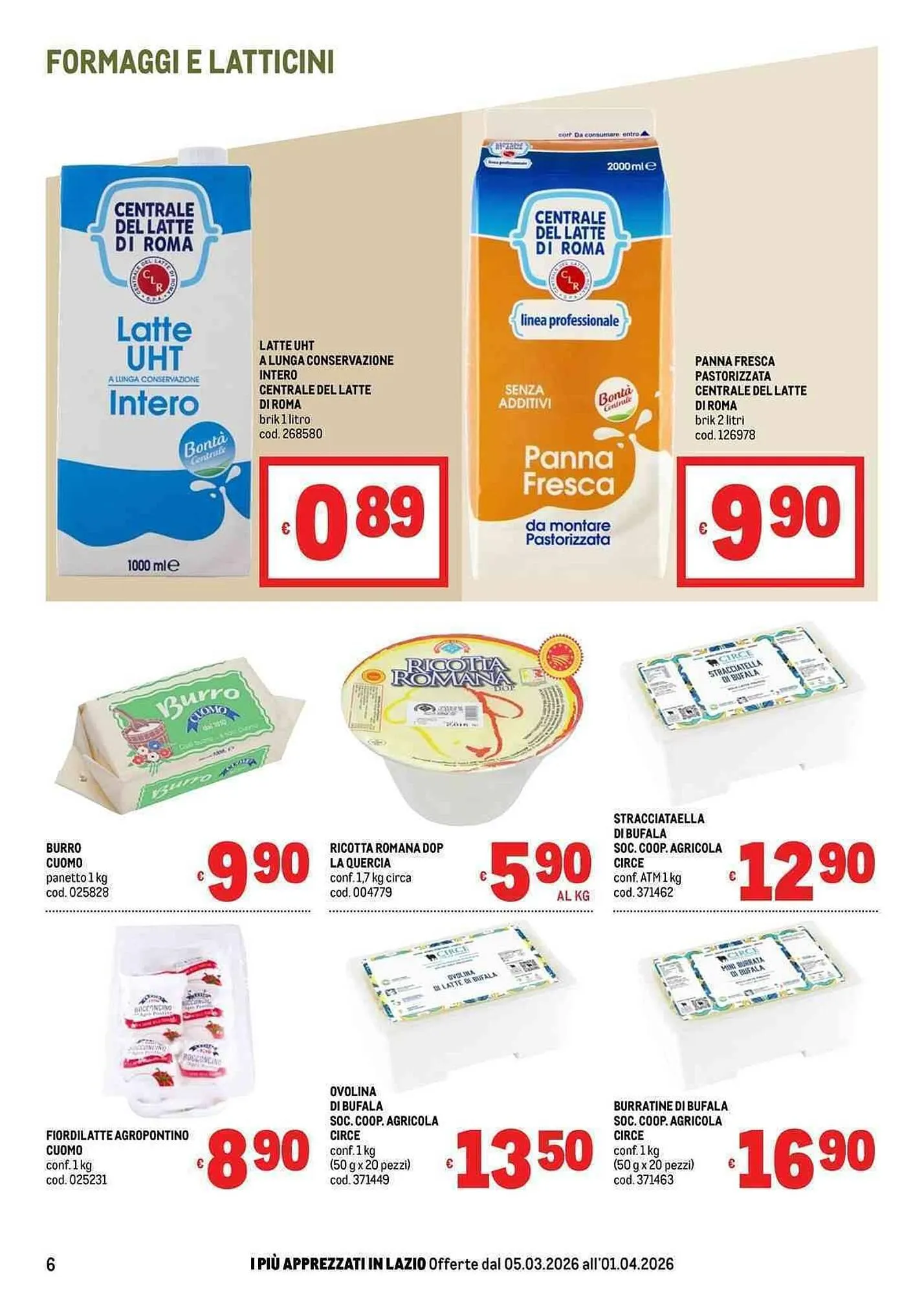 Volantino Metro da 5 marzo a 1 aprile di 2026 - Pagina del volantino 6