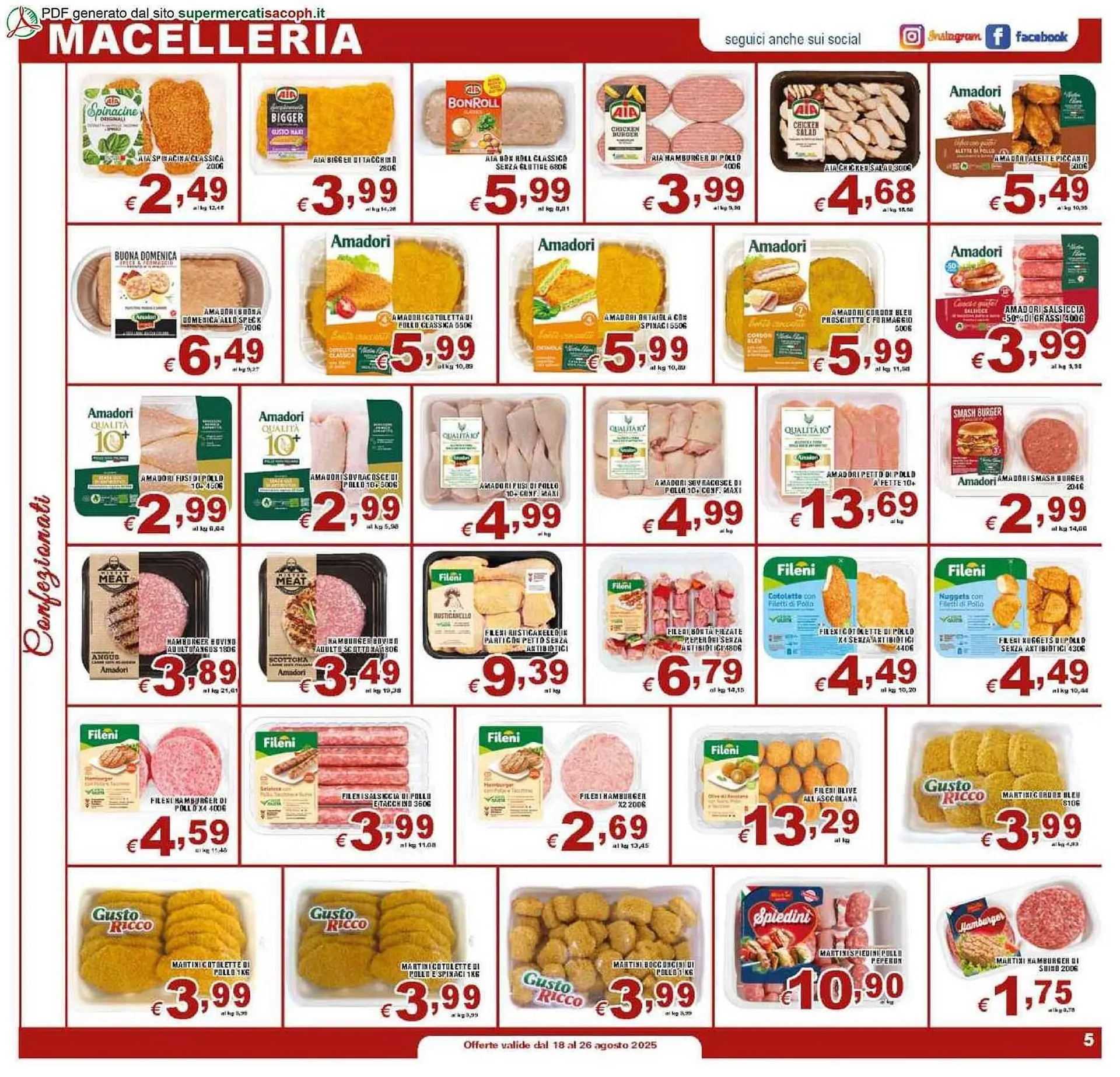 Volantino Sacoph da 18 agosto a 26 agosto di 2025 - Pagina del volantino 5