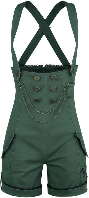 Mad Hatter | Overall | verde scuro | Alice in Wonderland