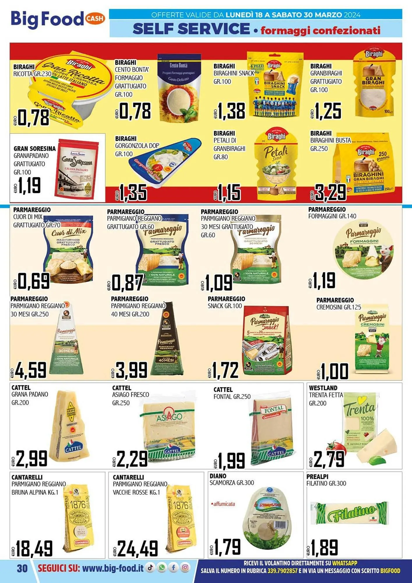 Volantino Big Food da 18 marzo a 30 marzo di 2024 - Pagina del volantino 30