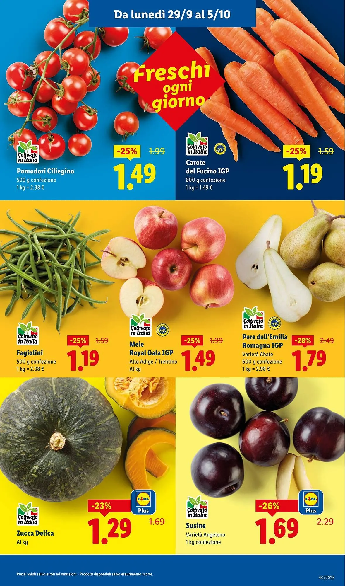 Volantino Lidl da 29 settembre a 5 ottobre di 2025 - Pagina del volantino 3