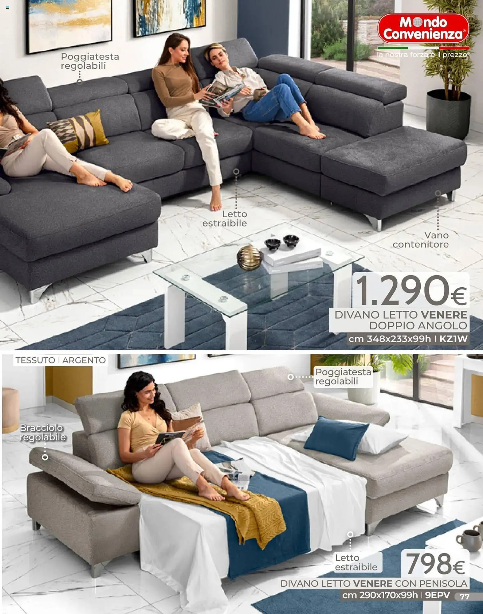 Volantino Mondo Convenienza da 4 gennaio a 31 gennaio di 2026 - Pagina del volantino 77