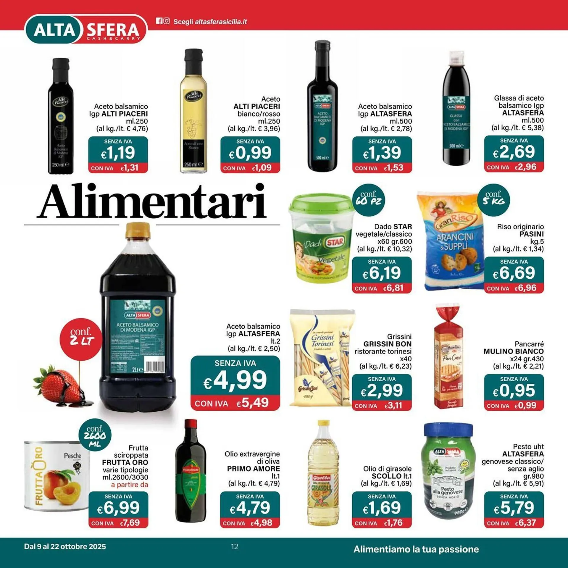 Volantino Altasfera da 9 ottobre a 22 ottobre di 2025 - Pagina del volantino 12