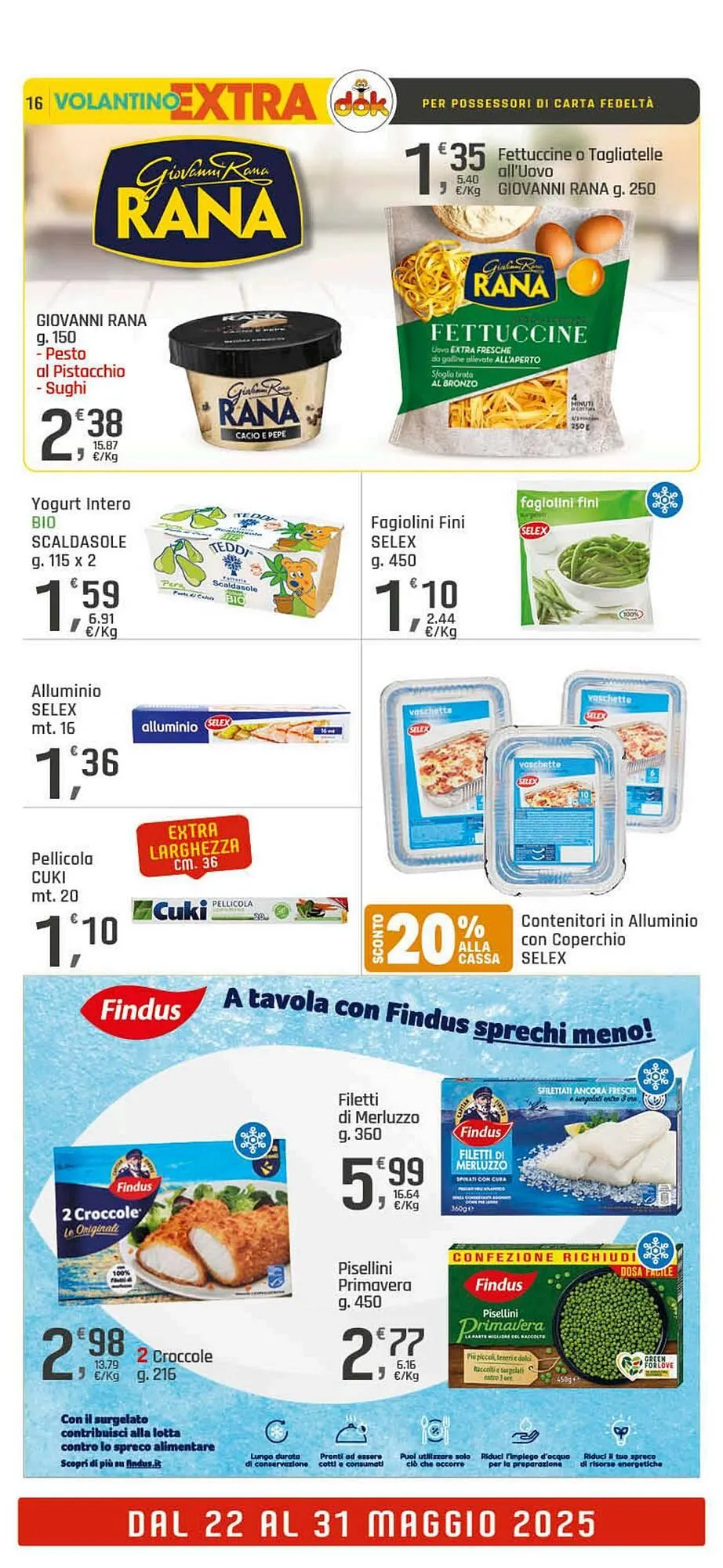 Volantino Supermercati Dok da 22 maggio a 31 maggio di 2025 - Pagina del volantino 16