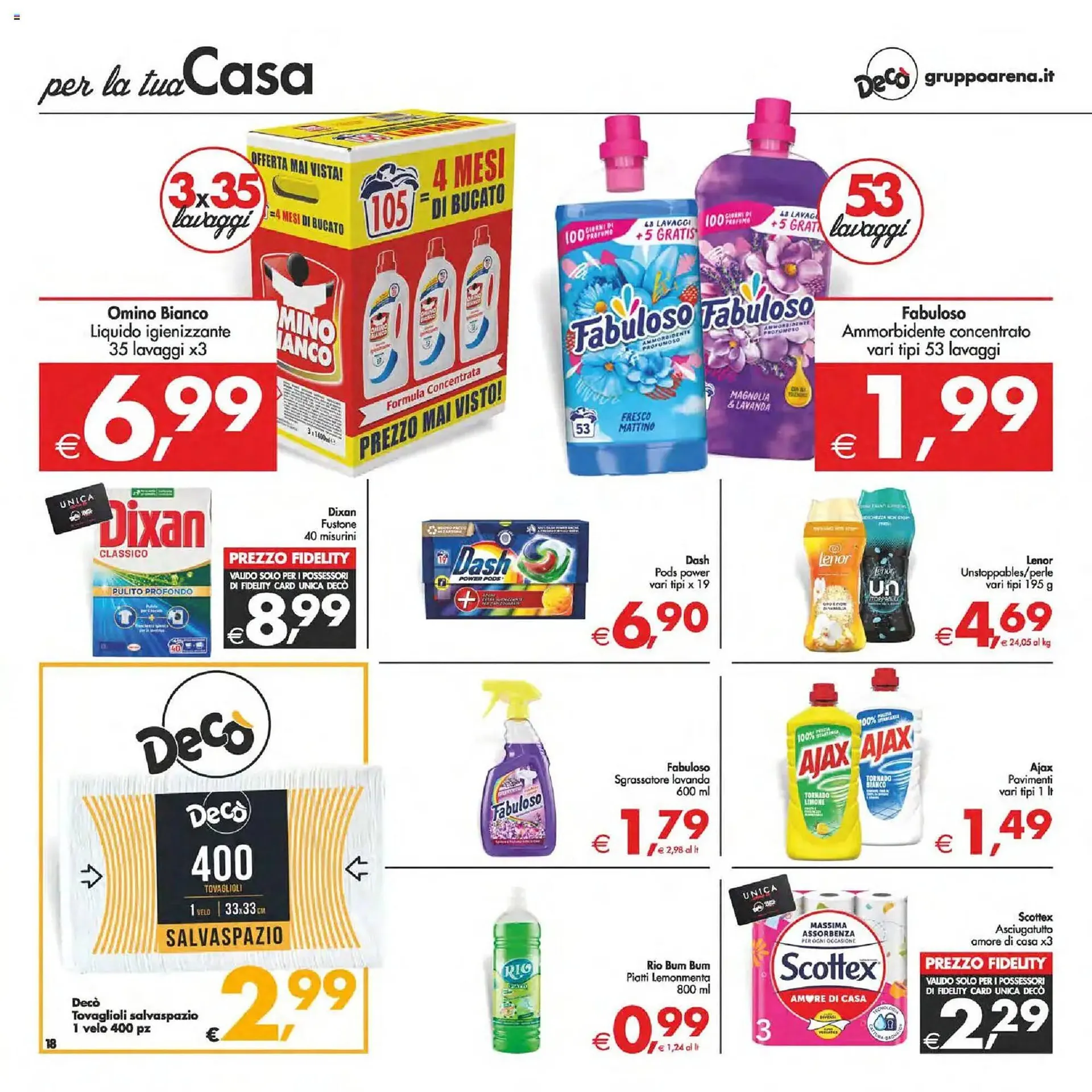 Volantino Deco Supermercati da 14 novembre a 24 novembre di 2025 - Pagina del volantino 18