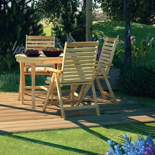 Listone da esterno in legno colore naturale 240 x 9.3 cm, Sp 19 mm