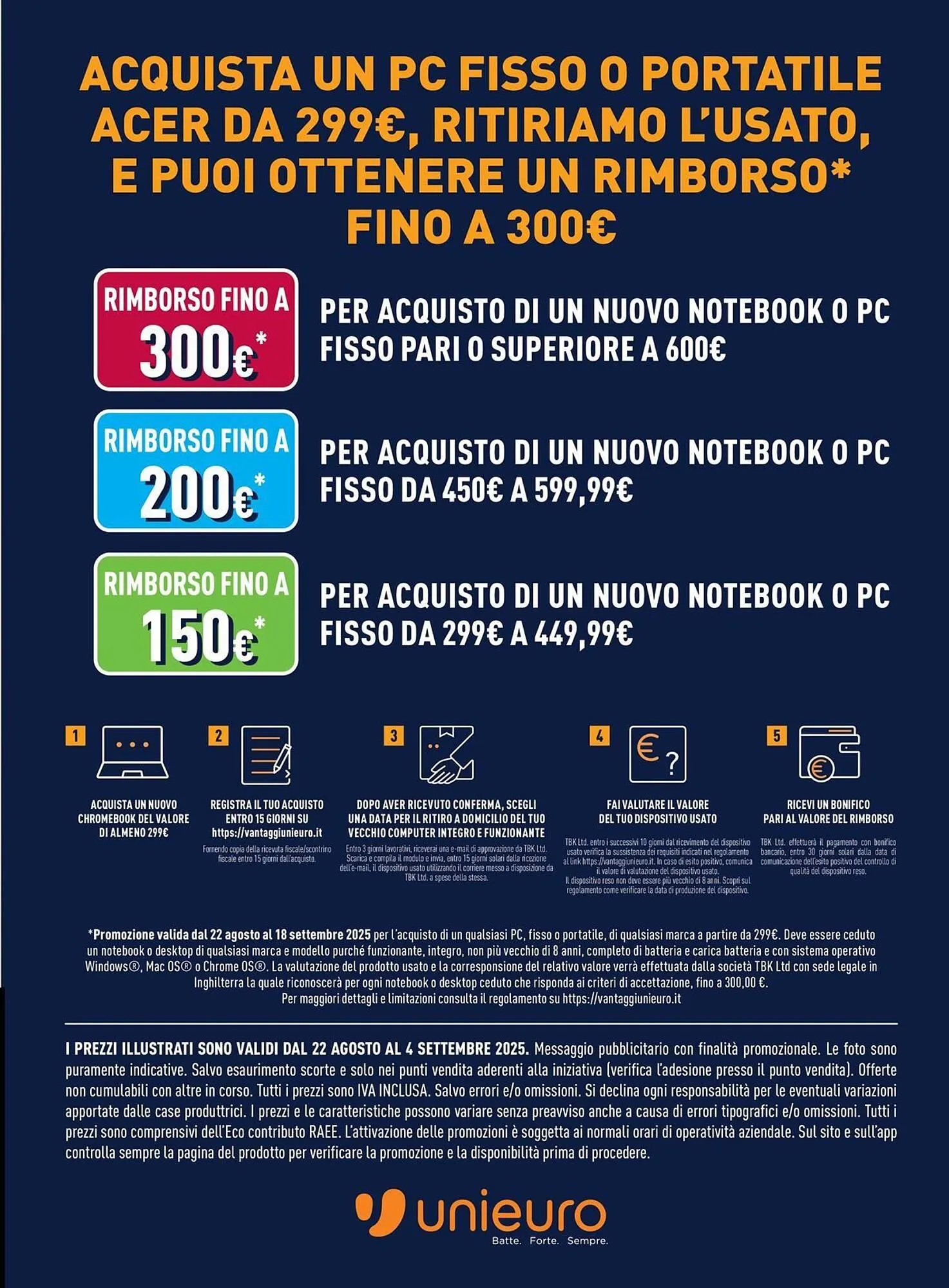 Volantino Unieuro da 22 agosto a 4 settembre di 2025 - Pagina del volantino 7