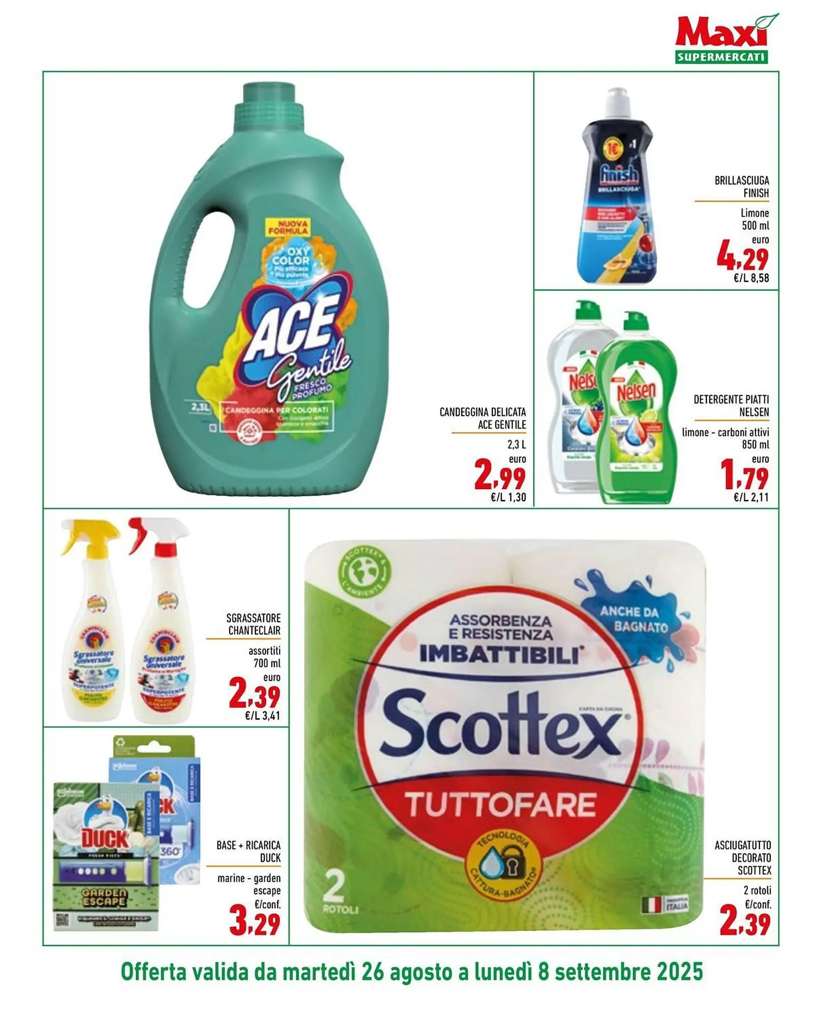 Volantino Maxi Supermercati da 26 agosto a 8 settembre di 2025 - Pagina del volantino 13