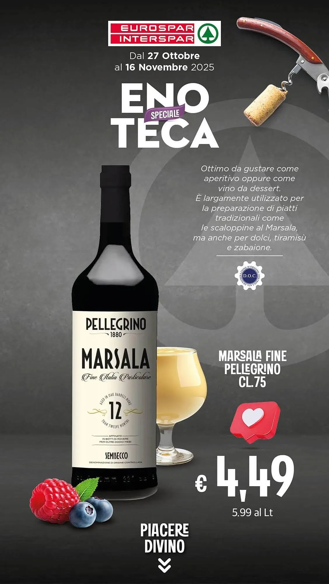 Volantino Eurospar da 27 ottobre a 16 novembre di 2025 - Pagina del volantino 26