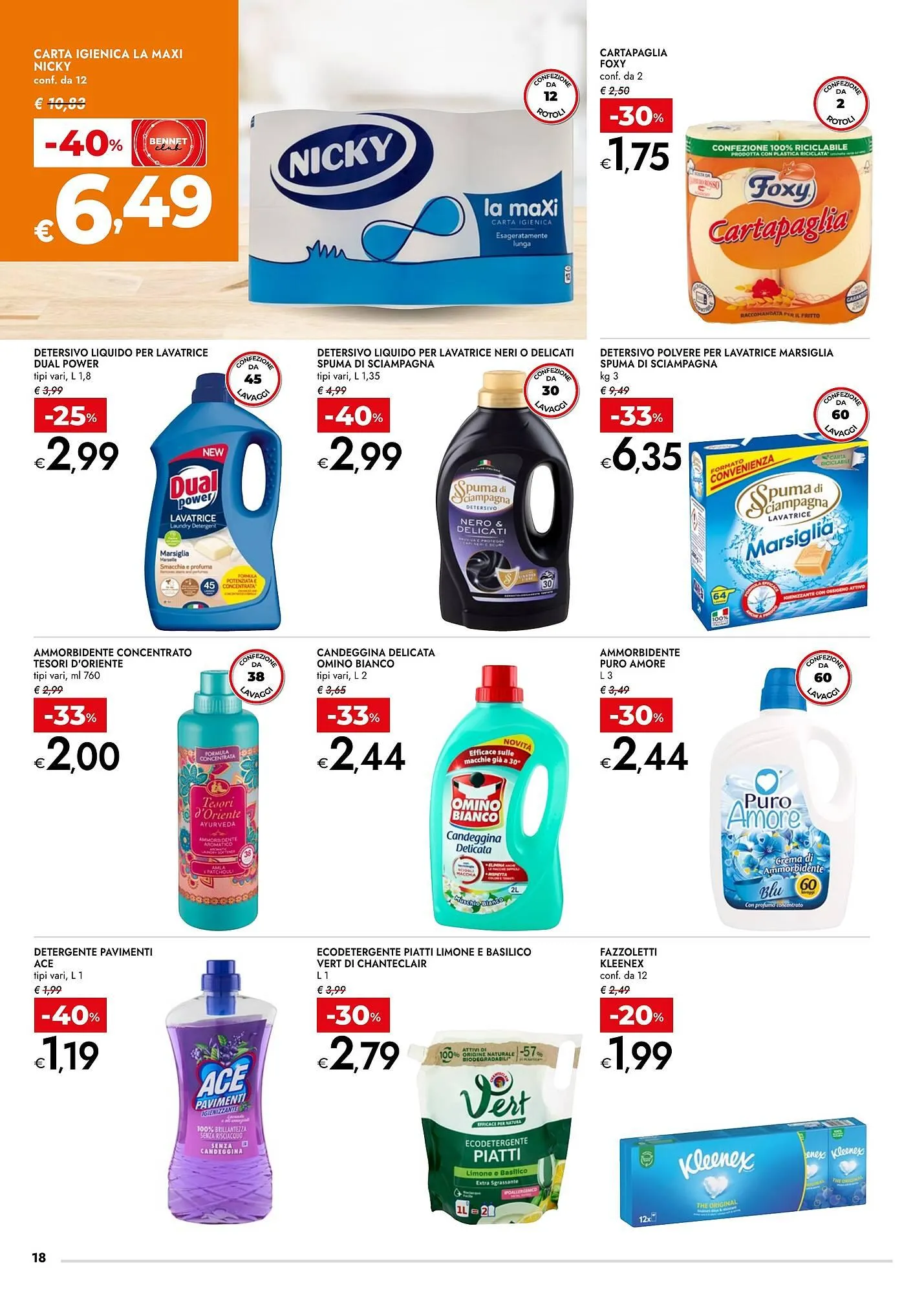 Volantino Bennet da 19 febbraio a 4 marzo di 2026 - Pagina del volantino 18