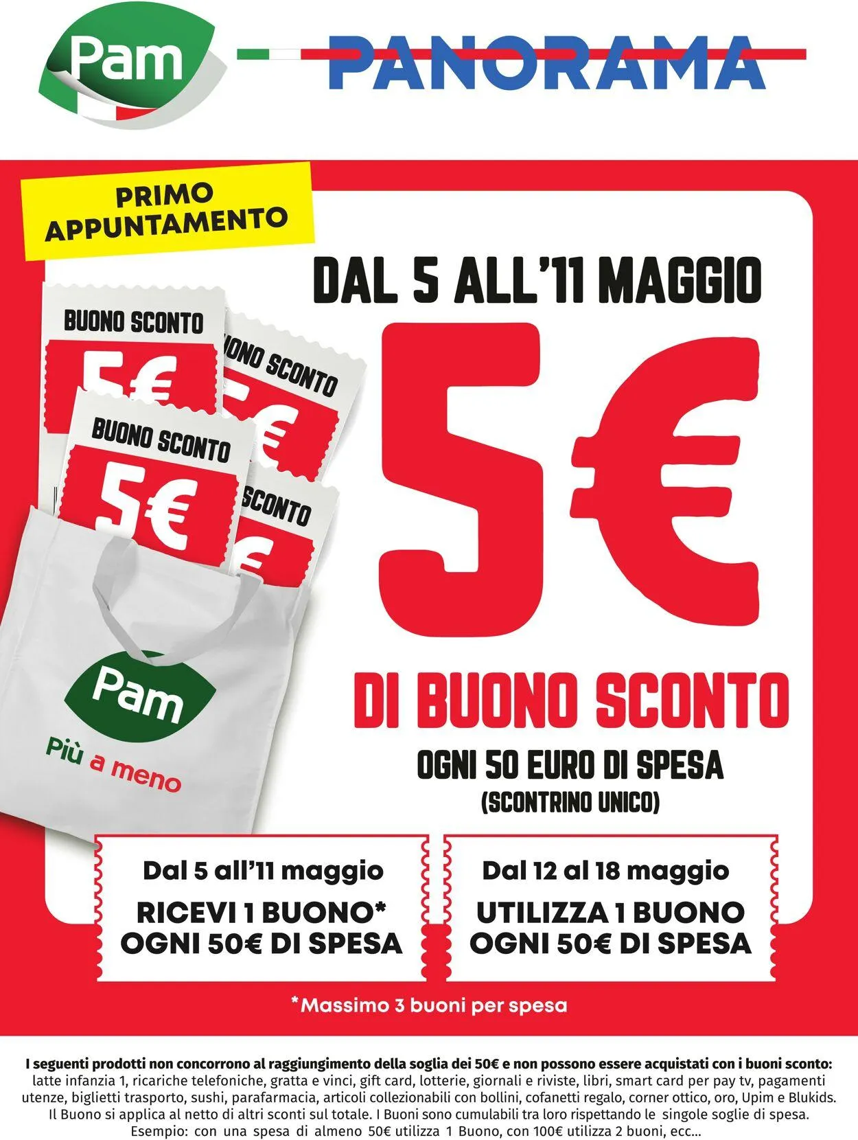 Pam Panorama Volantino attuale da 19 giugno a 3 luglio di 2025 - Pagina del volantino 1