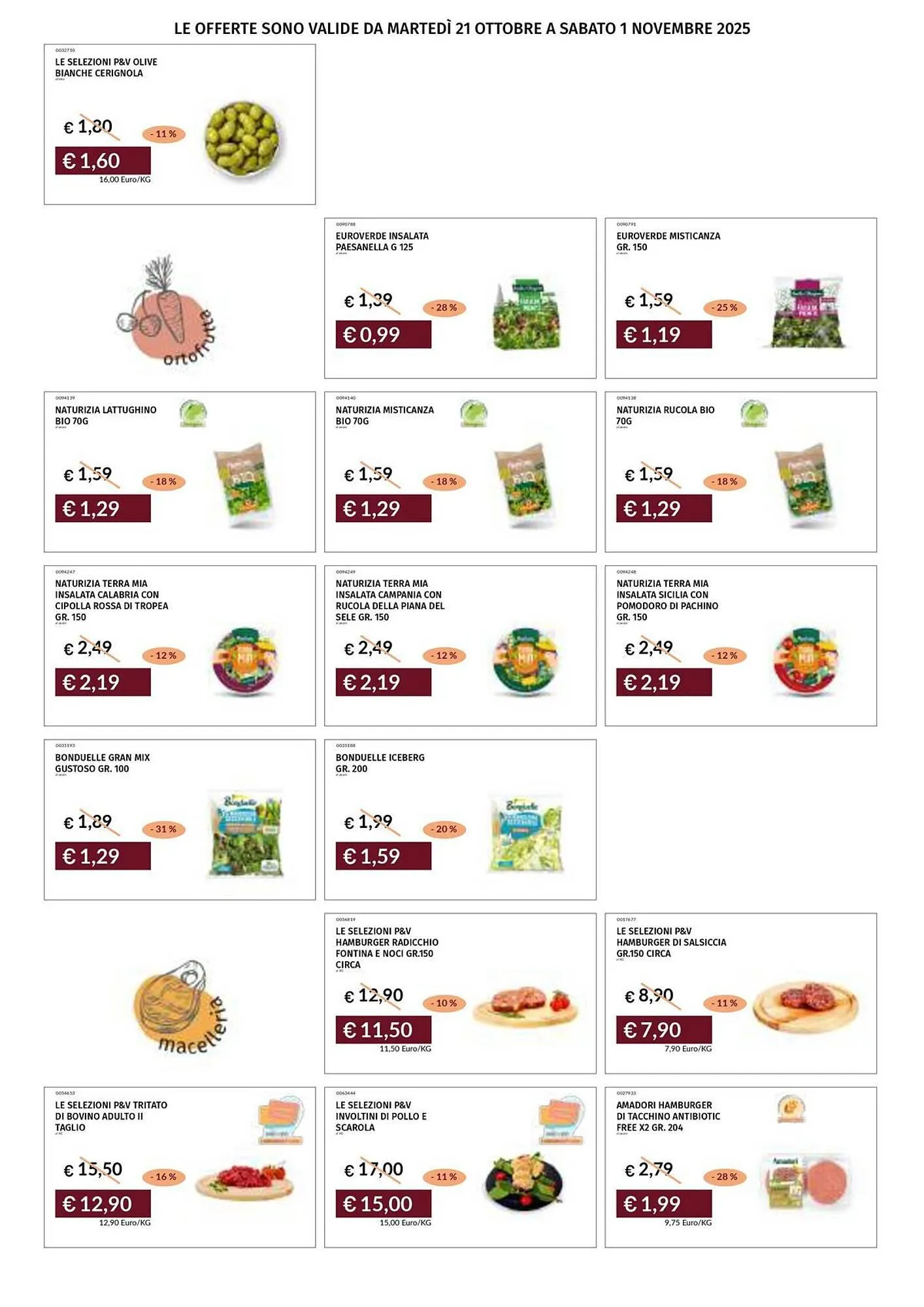 Volantino Prezzemolo e Vitale da 21 ottobre a 1 novembre di 2025 - Pagina del volantino 3