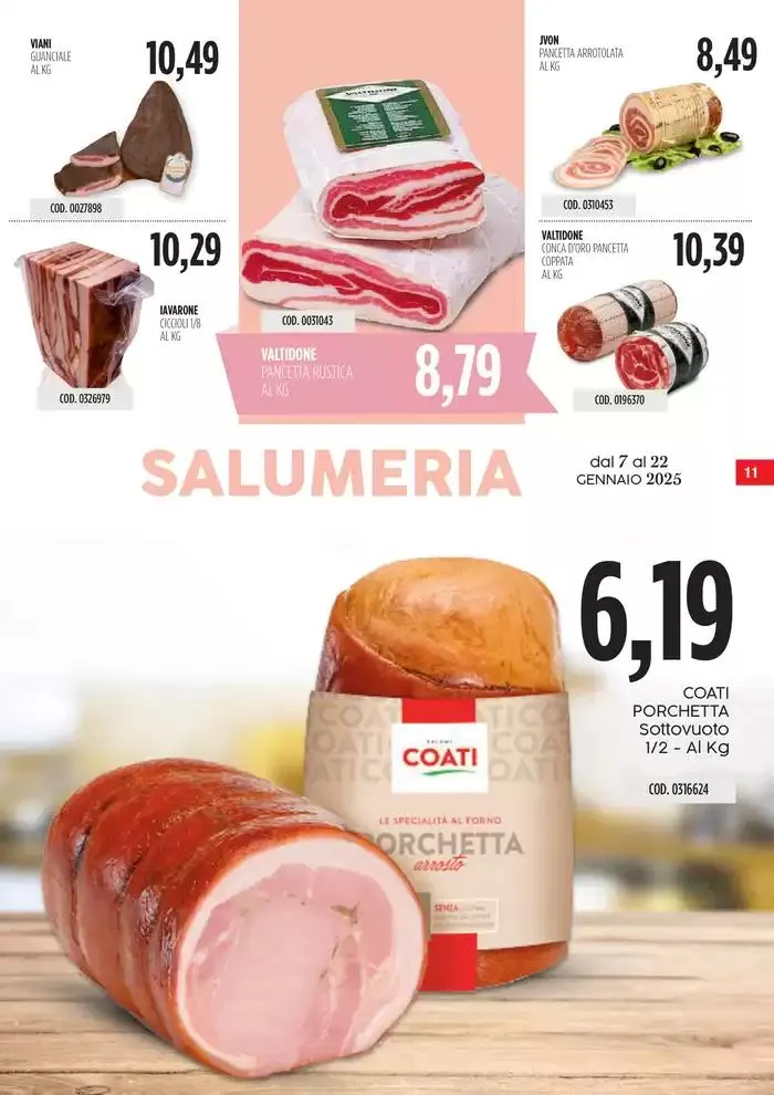 Offerte Carico Cash&Carry da 7 gennaio a 22 gennaio di 2025 - Pagina del volantino 11