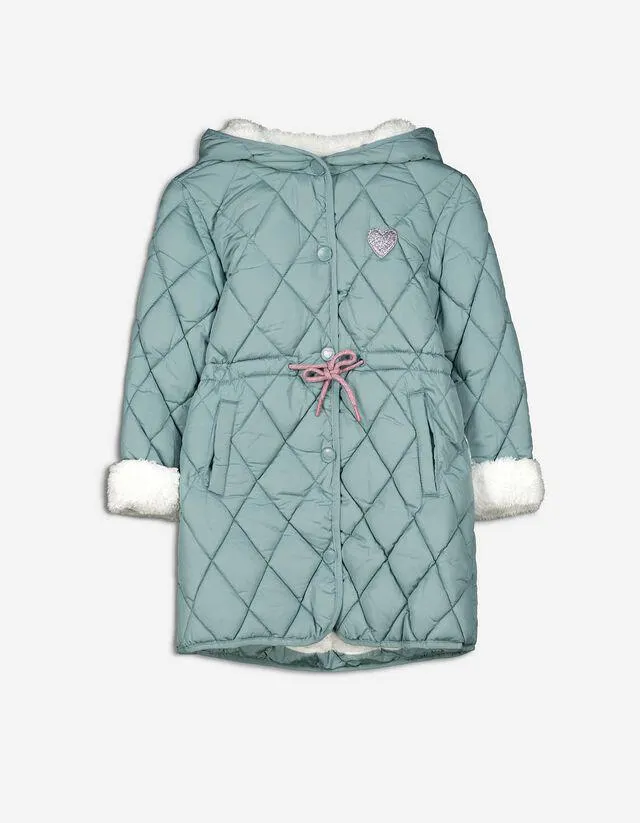 Cappotto trapuntato - Tinta unita