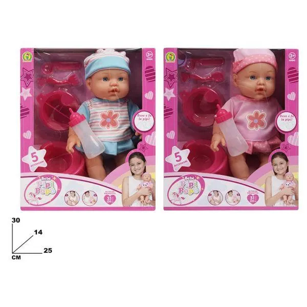 Bambola interattiva pipì popò - Mazzeo giocattoli