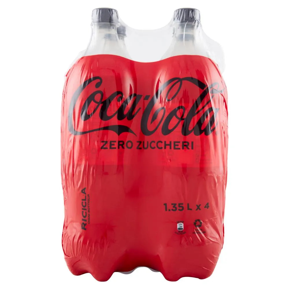 COCA-COLA Zero Zuccheri PET 4 x 1,35 L