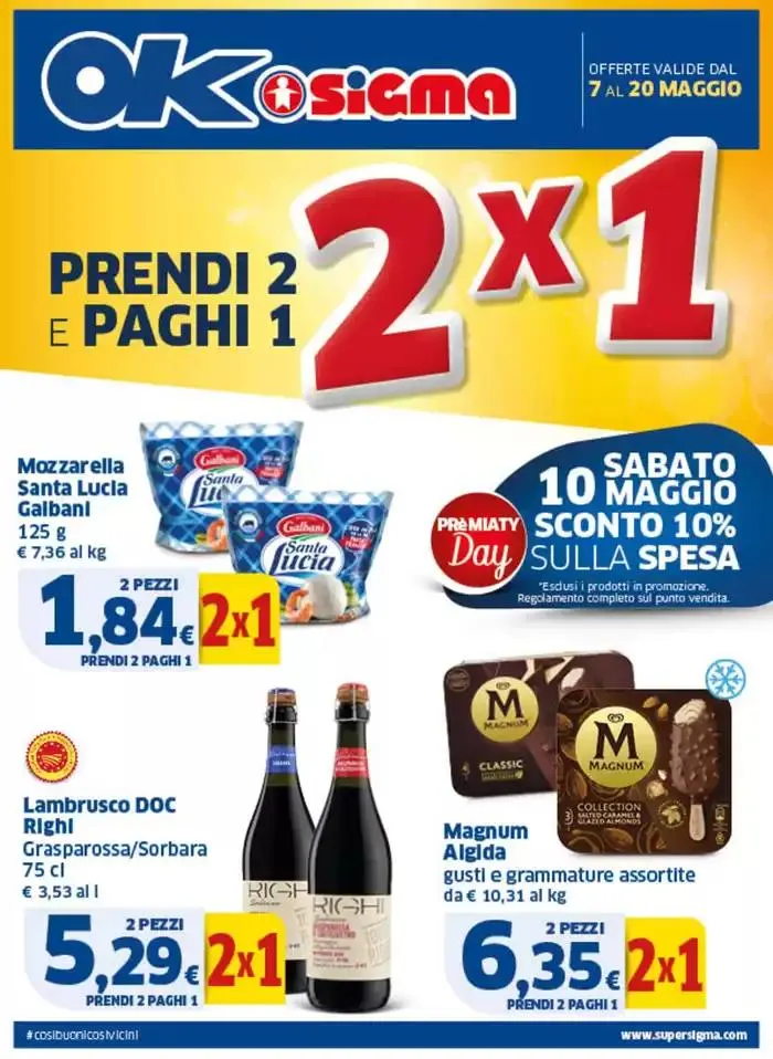 2x1 Prendi 2 e paghi 1 - 1