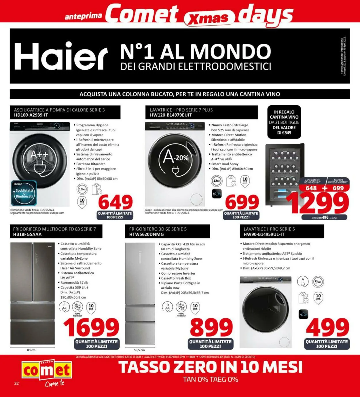 Comet Volantino attuale da 1 dicembre a 7 dicembre di 2023 - Pagina del volantino 32