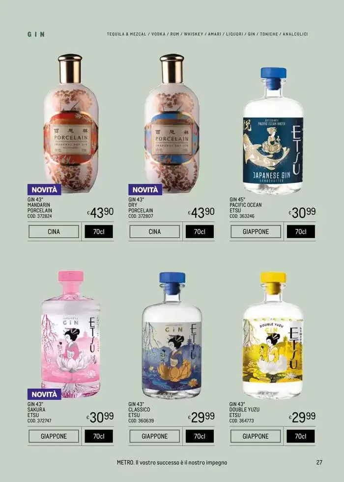 METRO SPIRITS ESTATE 2025 da 9 maggio a 27 agosto di 2025 - Pagina del volantino 27