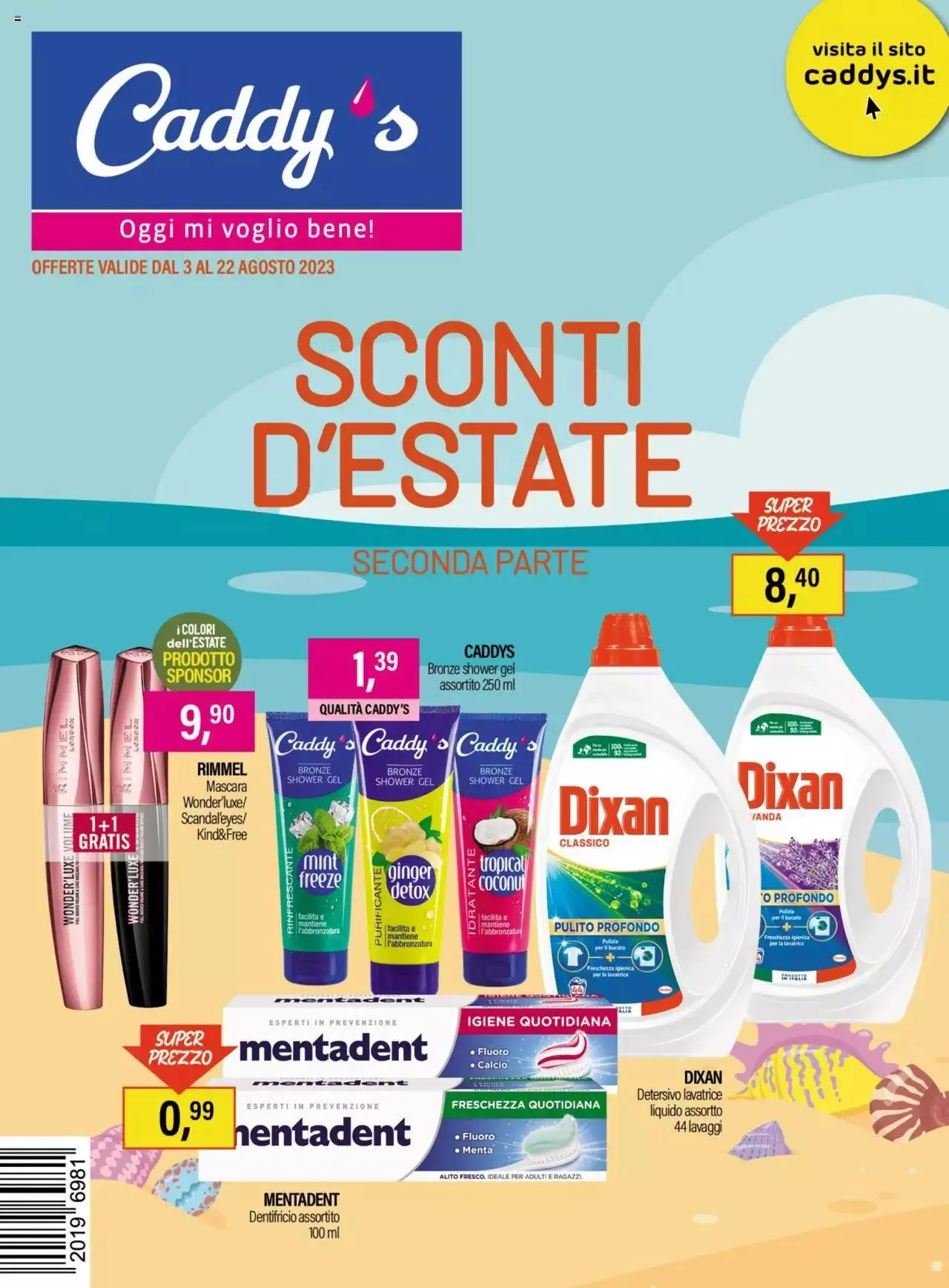 Volantino Caddy's da 3 agosto a 22 agosto di 2023 - Pagina del volantino 1