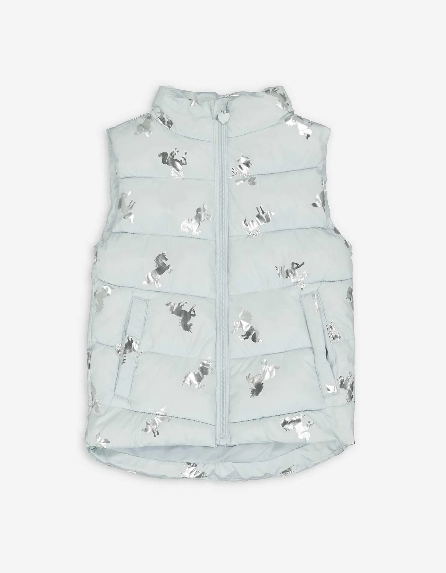 Gilet - Motivo allover - turchese