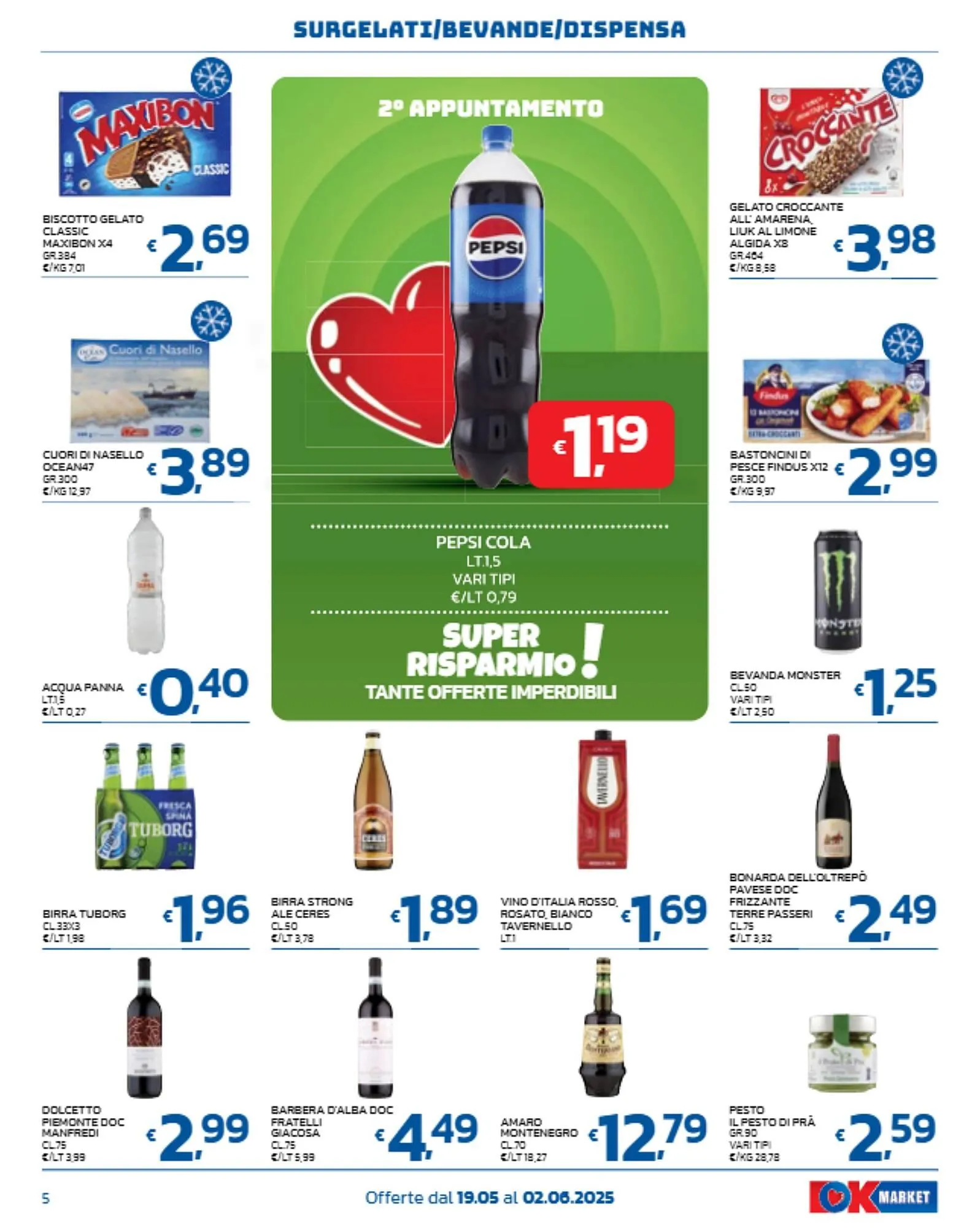 Volantino Ok Market da 19 maggio a 2 giugno di 2025 - Pagina del volantino 5