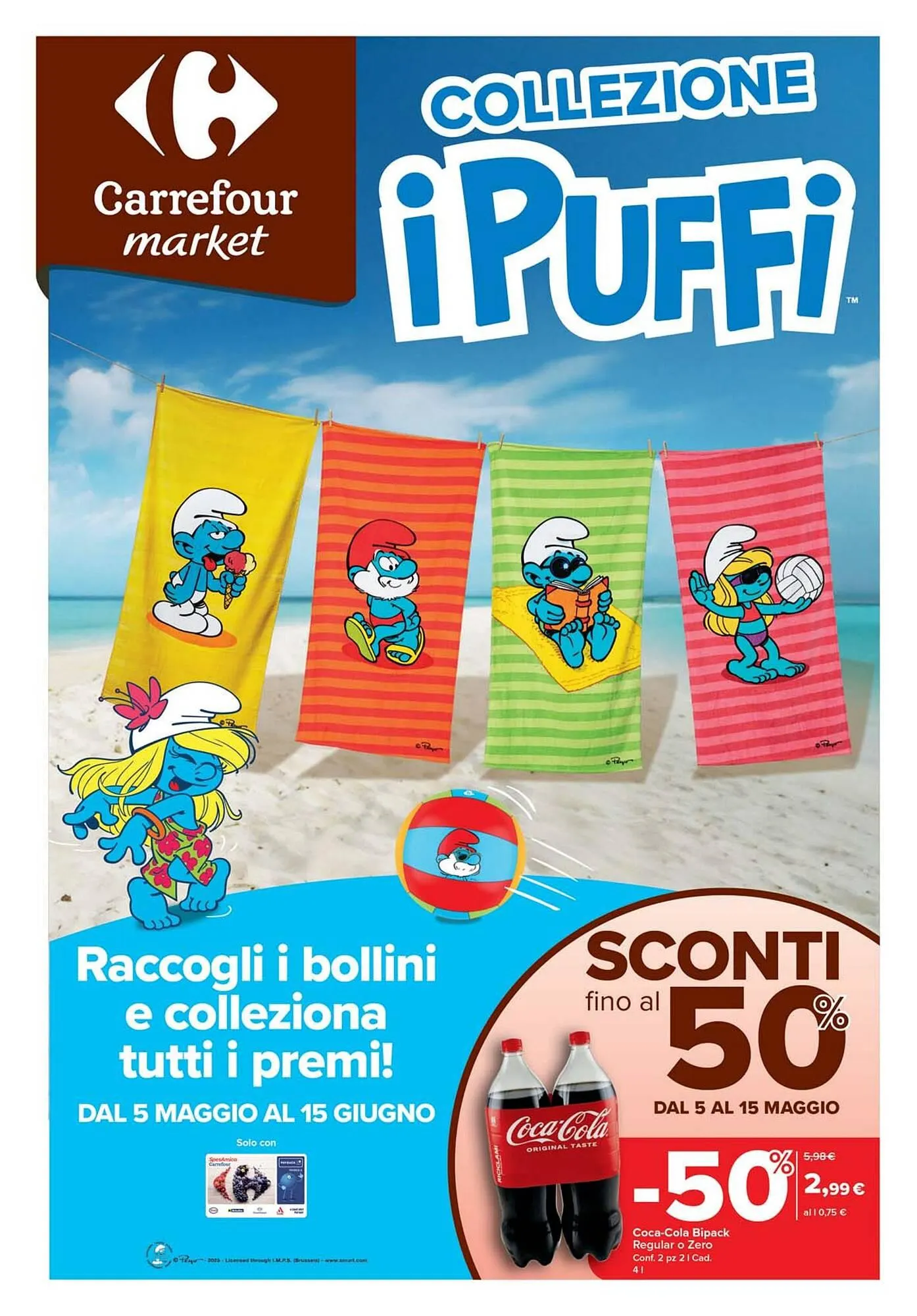 Volantino Carrefour Market da 5 maggio a 15 maggio di 2025 - Pagina del volantino 1