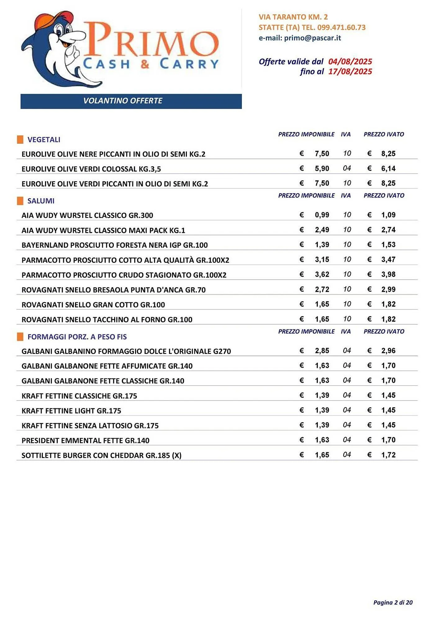 Volantino Gruppo Pascar da 4 agosto a 17 agosto di 2025 - Pagina del volantino 2