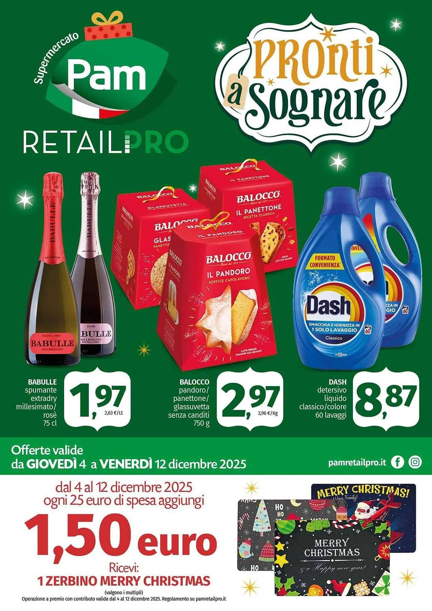 Volantino Pam da 4 dicembre a 12 dicembre di 2025 - Pagina del volantino 1