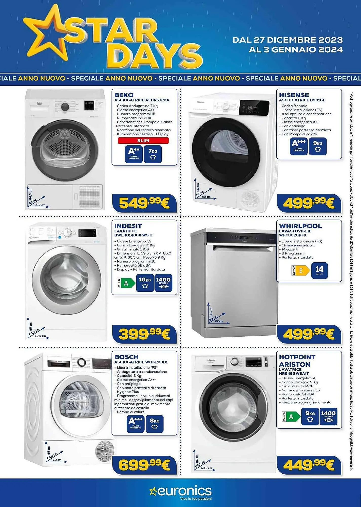 Volantino Euronics da 27 dicembre a 3 gennaio di 2024 - Pagina del volantino 5