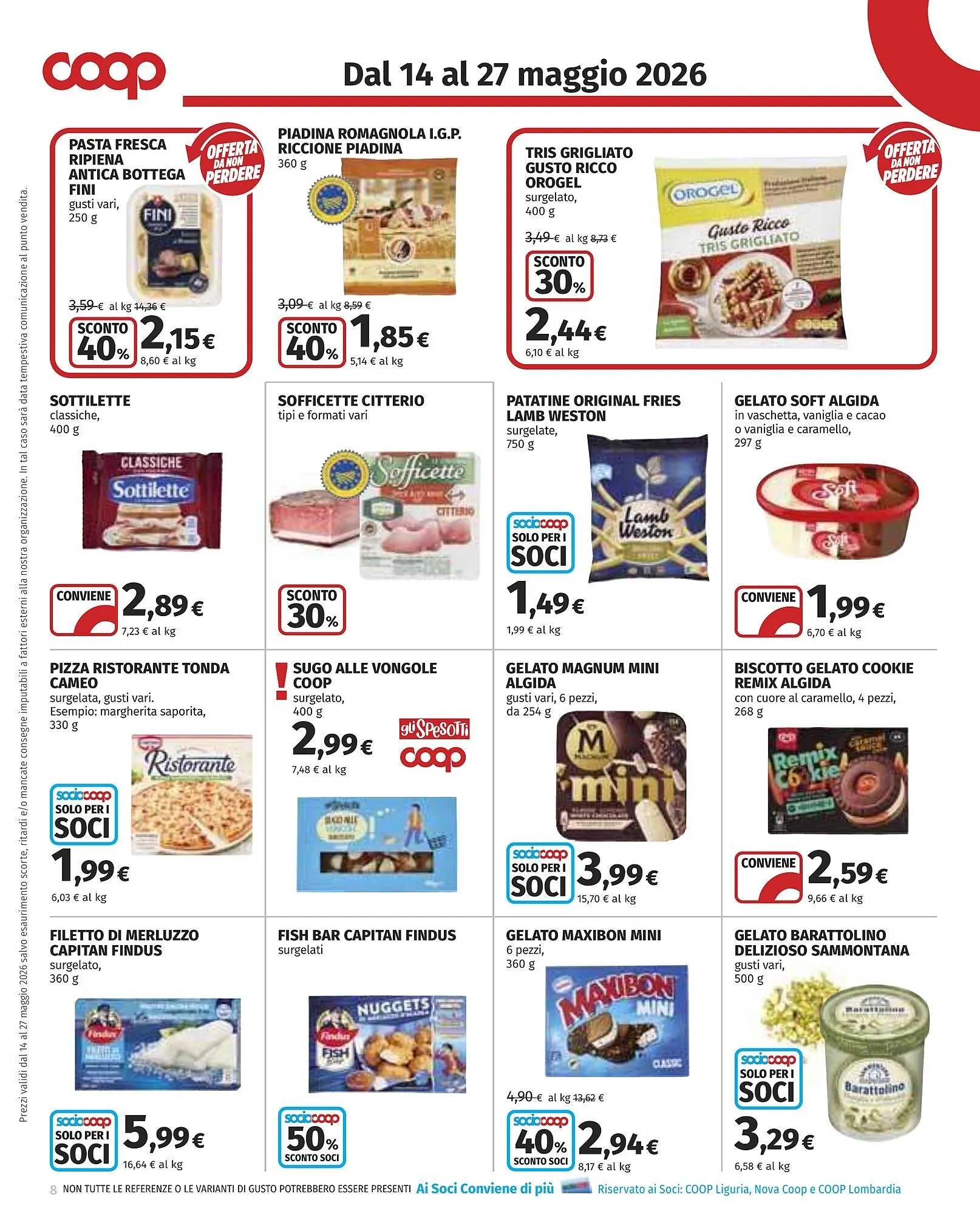 Volantino Coop da 14 maggio a 27 maggio di 2026 - Pagina del volantino 8