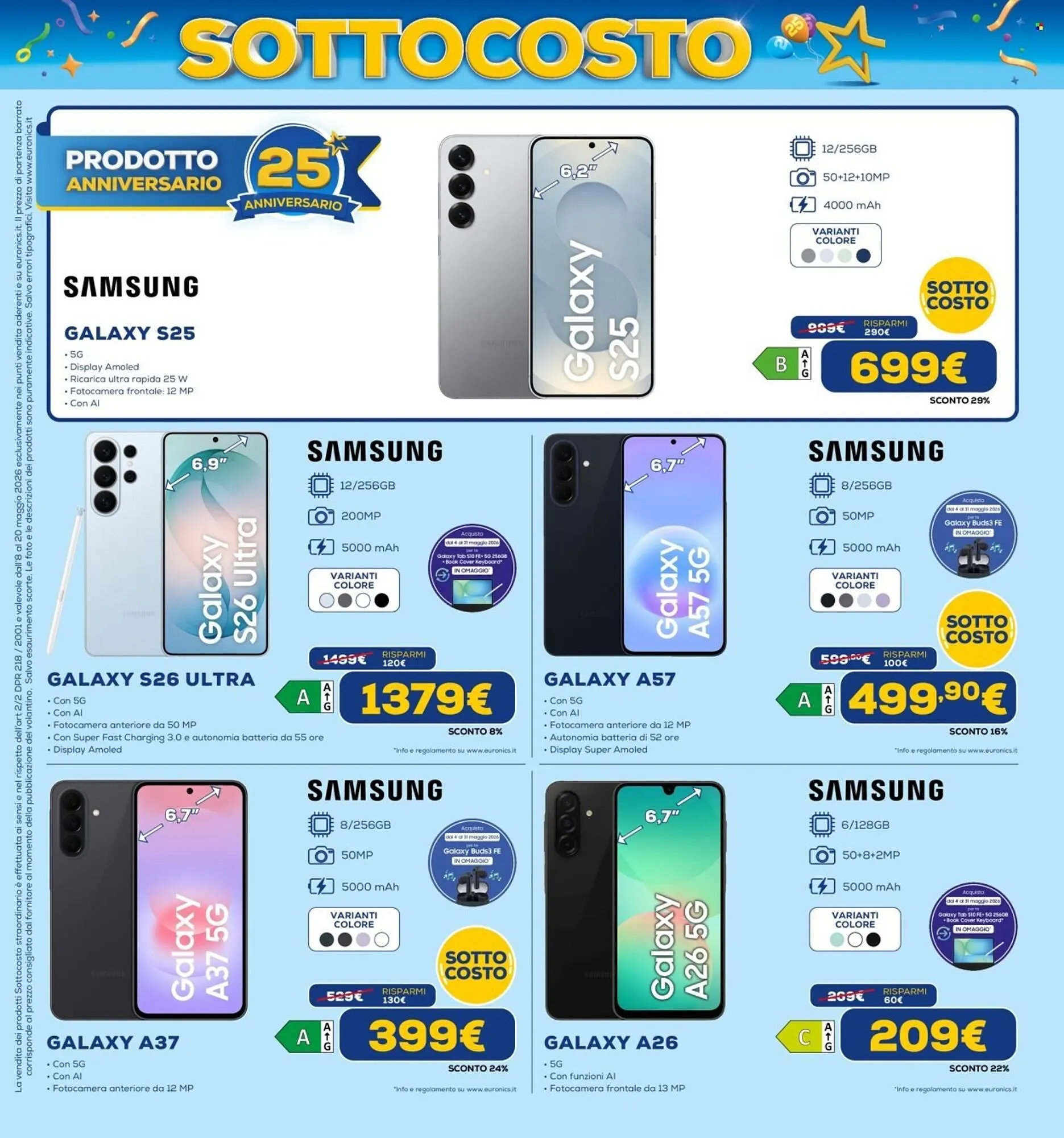 Volantino Euronics da 8 maggio a 20 maggio di 2026 - Pagina del volantino 3